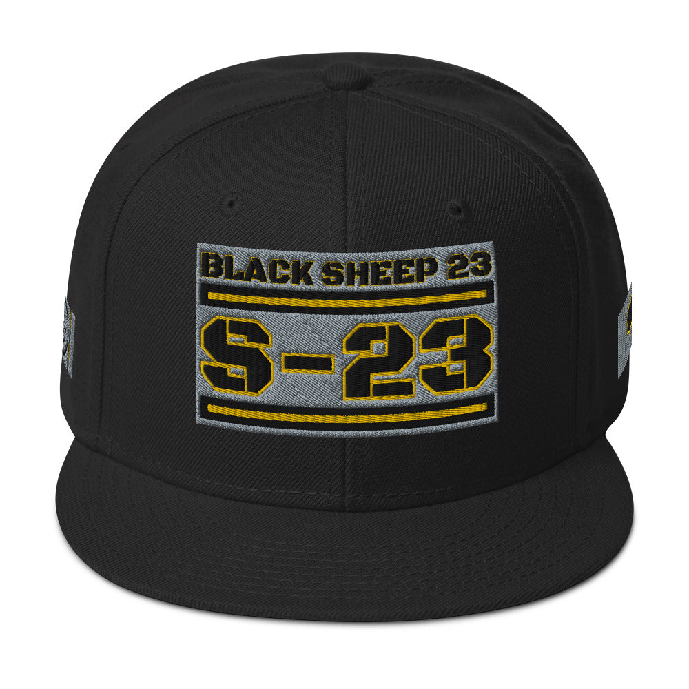 Sheep 23 - Black Sheep 23 Snapback Hat (S-23)