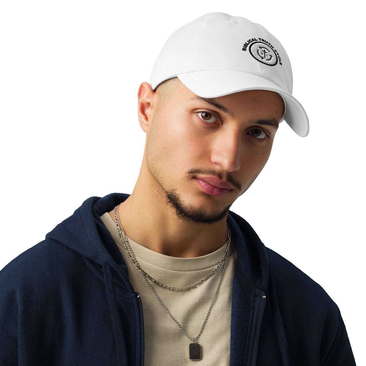 Biblical Truth Cycle - Under Armour® Dad Hat (white)