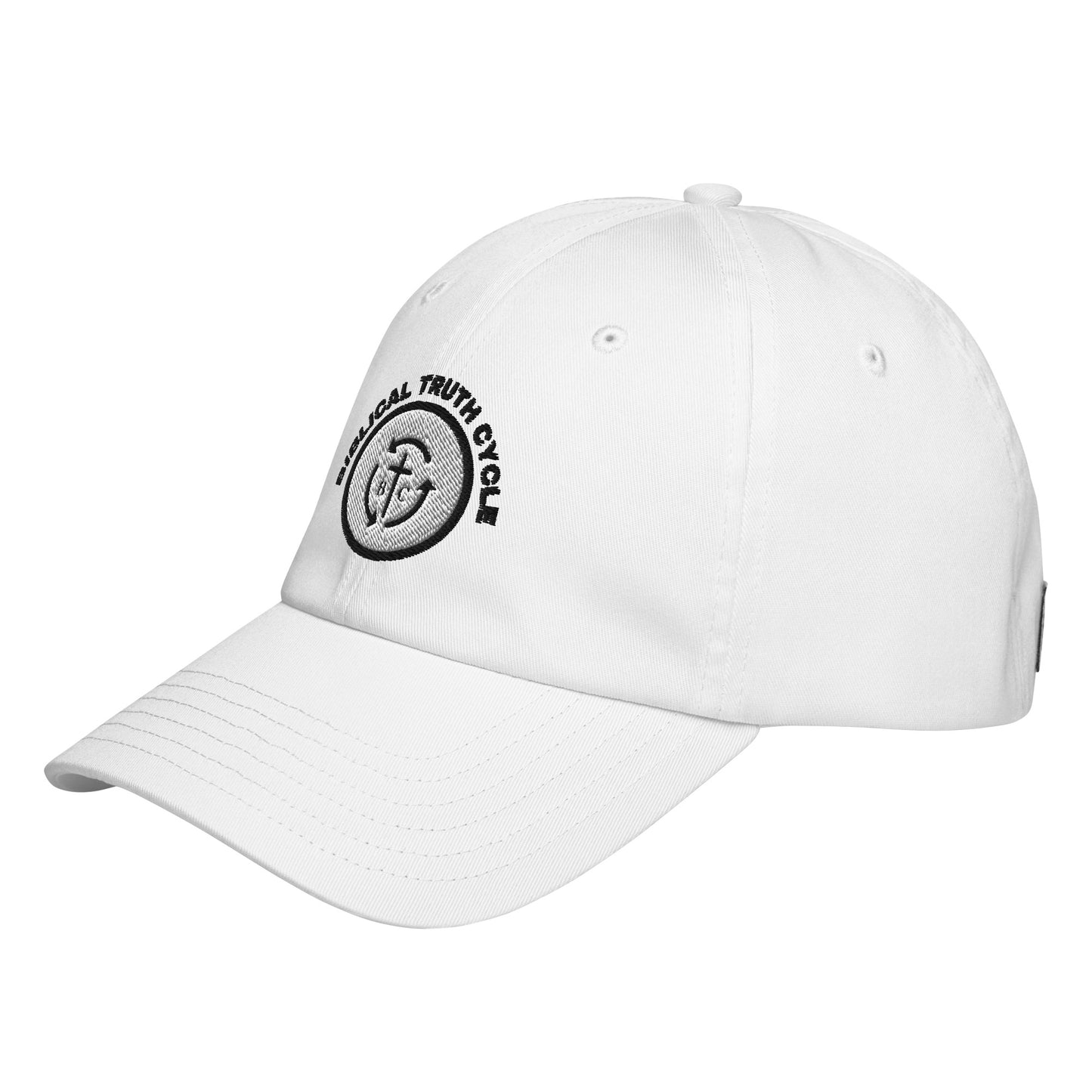 Biblical Truth Cycle - Under Armour® Dad Hat (white)