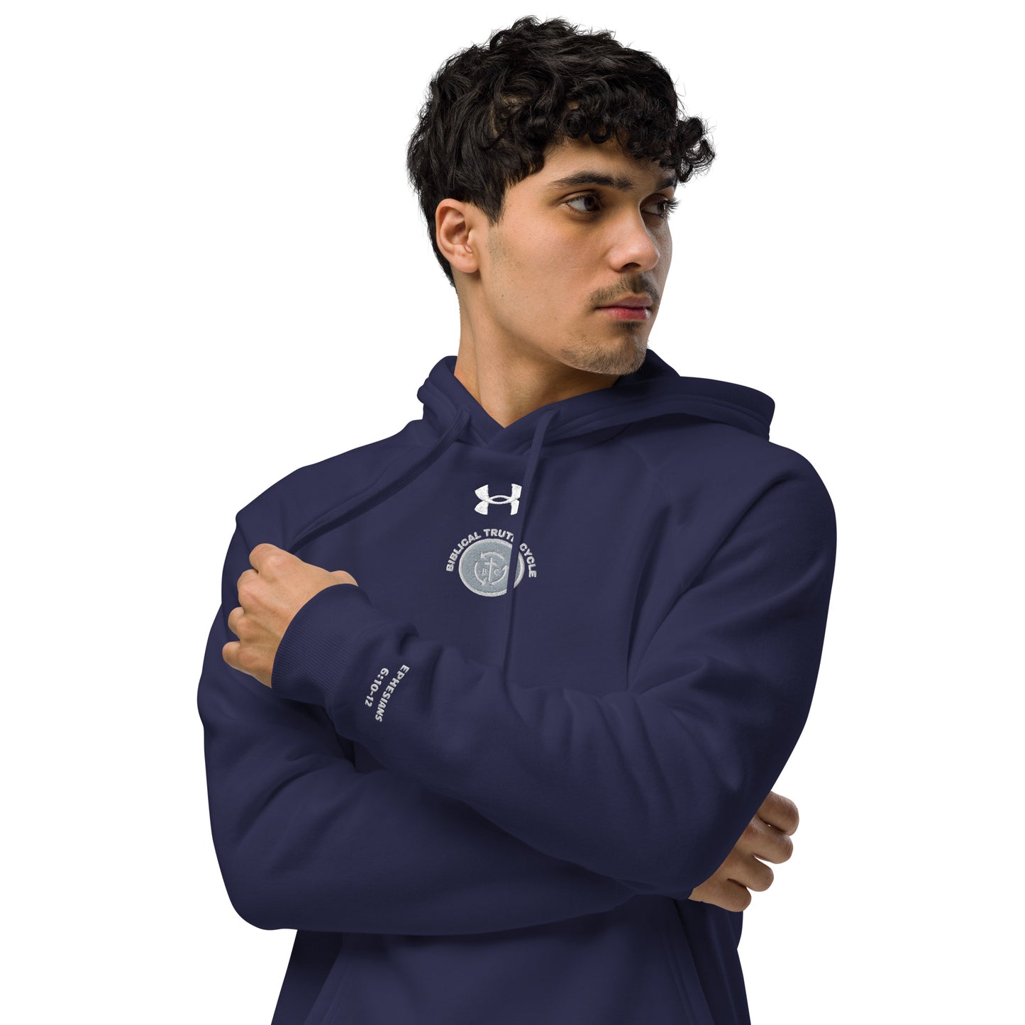 Biblical Truth Cycle - Under Armour® Hoodie (navy)