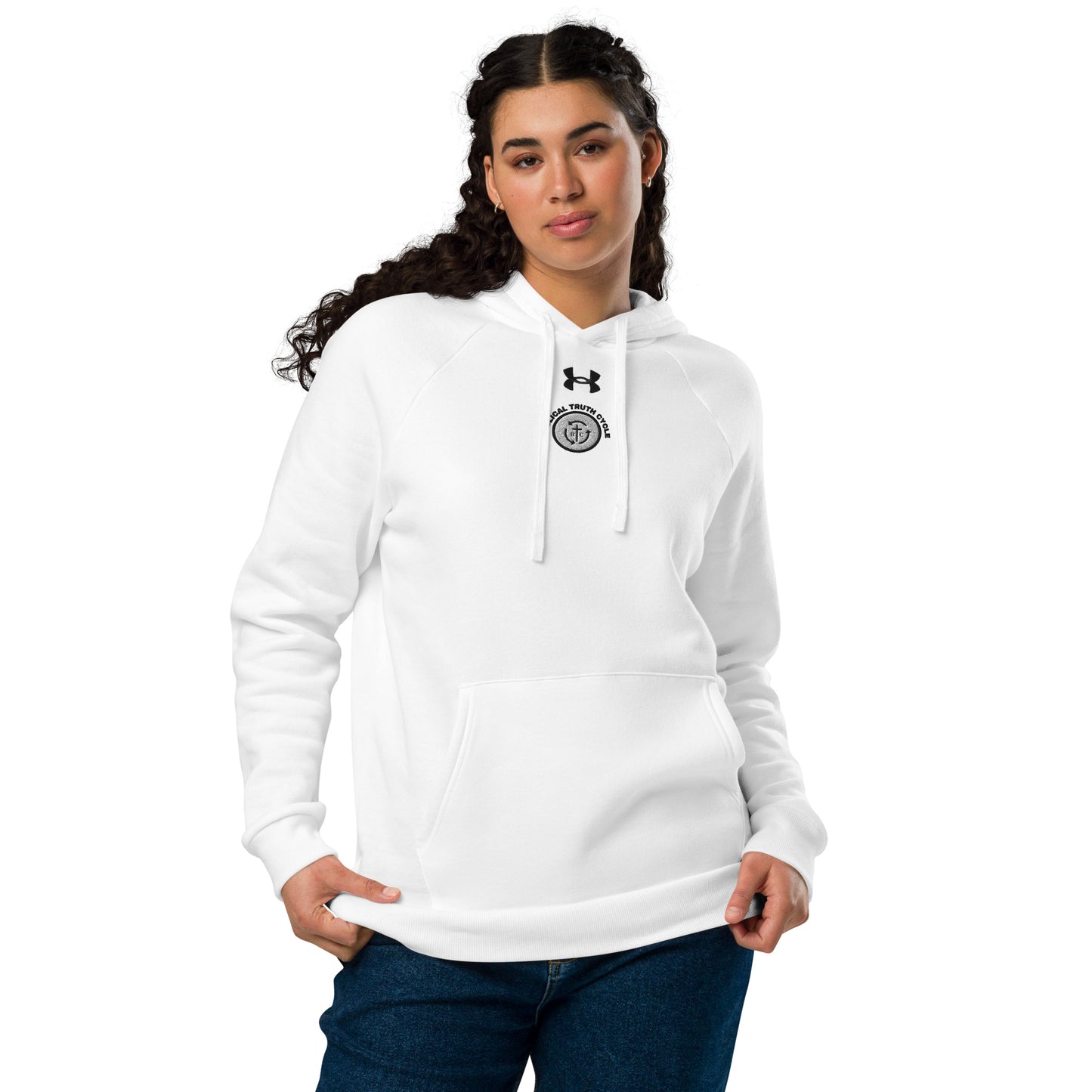 Biblical Truth Cycle - Under Armour® Hoodie (white)