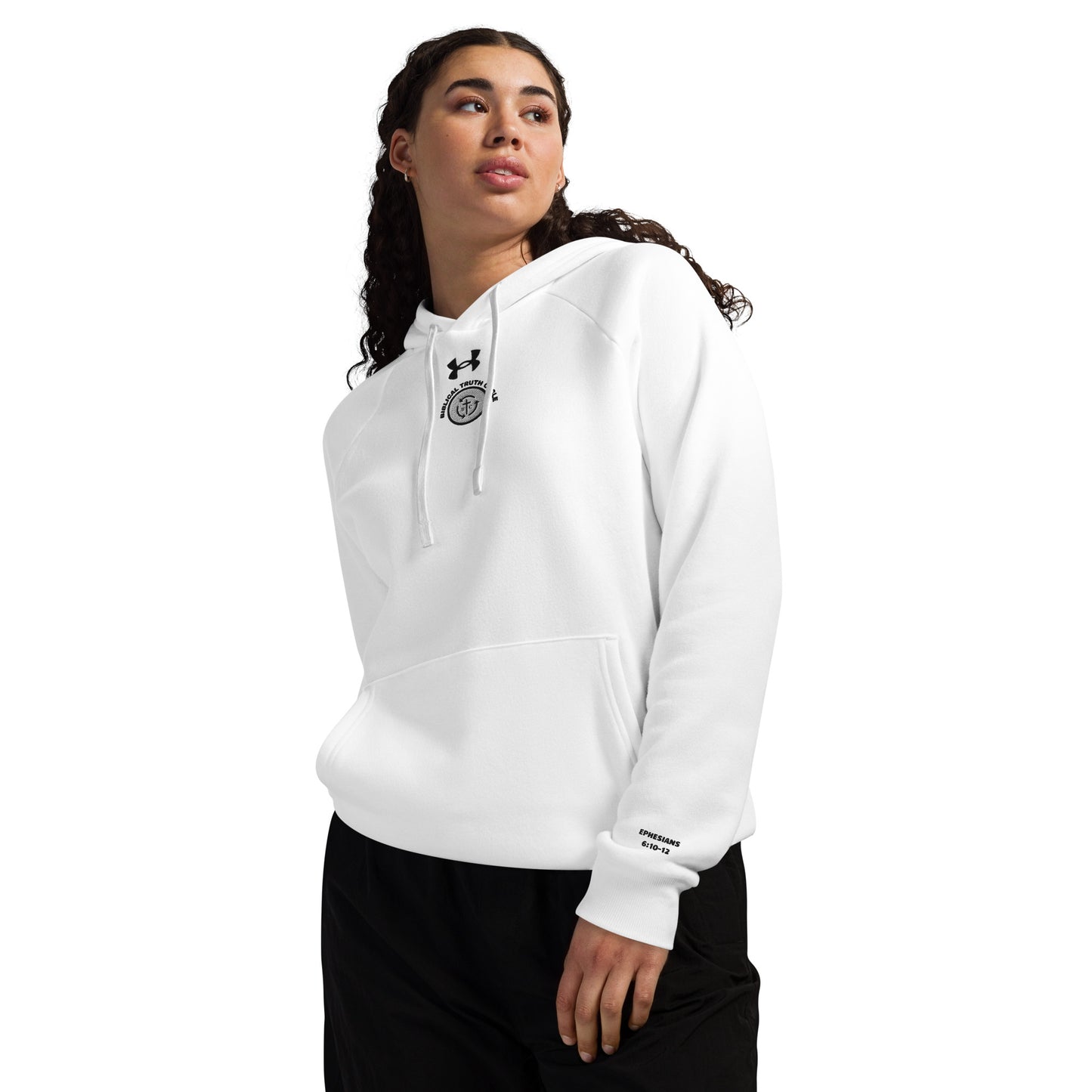 Biblical Truth Cycle - Under Armour® Hoodie (white)