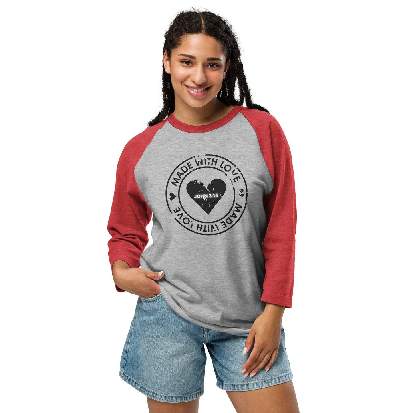 Biblical Truth Cycle - 3/4 Sleeve Raglan Shirt