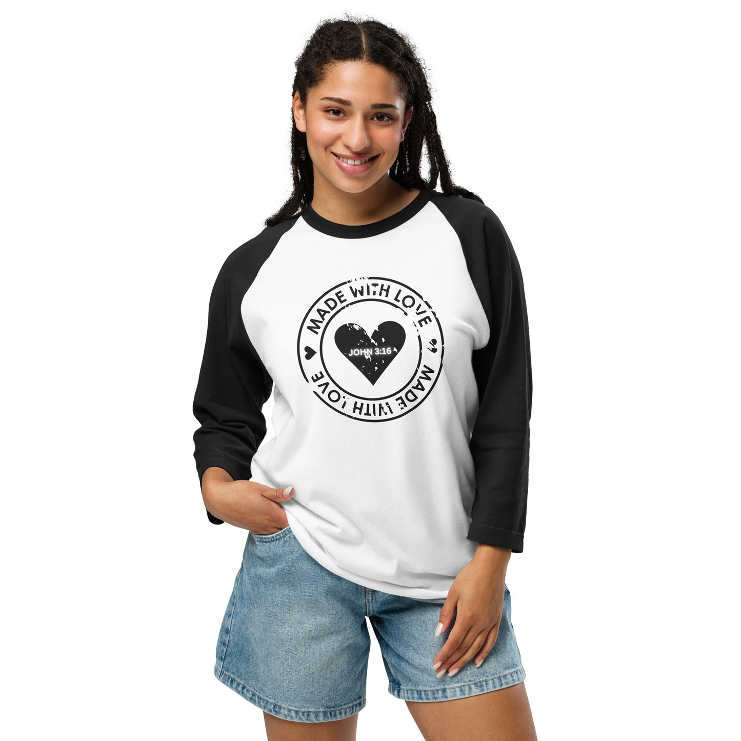 Biblical Truth Cycle - 3/4 Sleeve Raglan Shirt