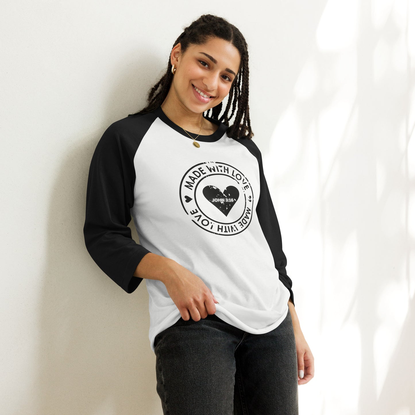 Biblical Truth Cycle - 3/4 Sleeve Raglan Shirt