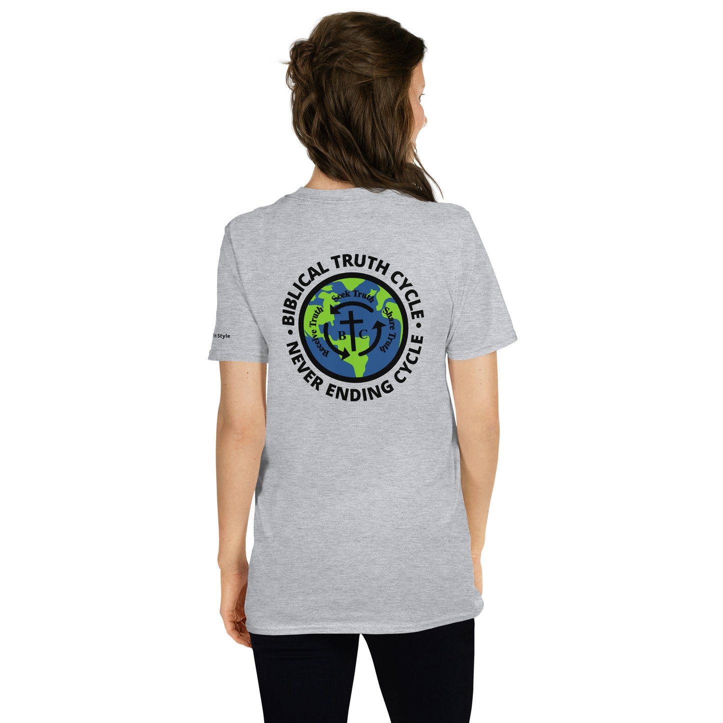 Biblical Truth Cycle  - Short-Sleeve T-Shirt (Never Ending Cycle)