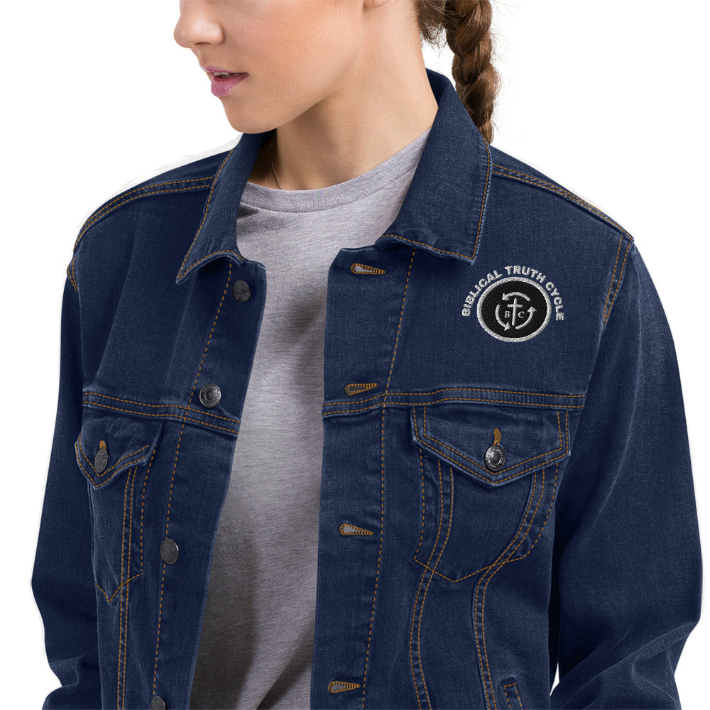 Biblical Truth Cycle - Denim Jacket  (Logo-NoSlo)