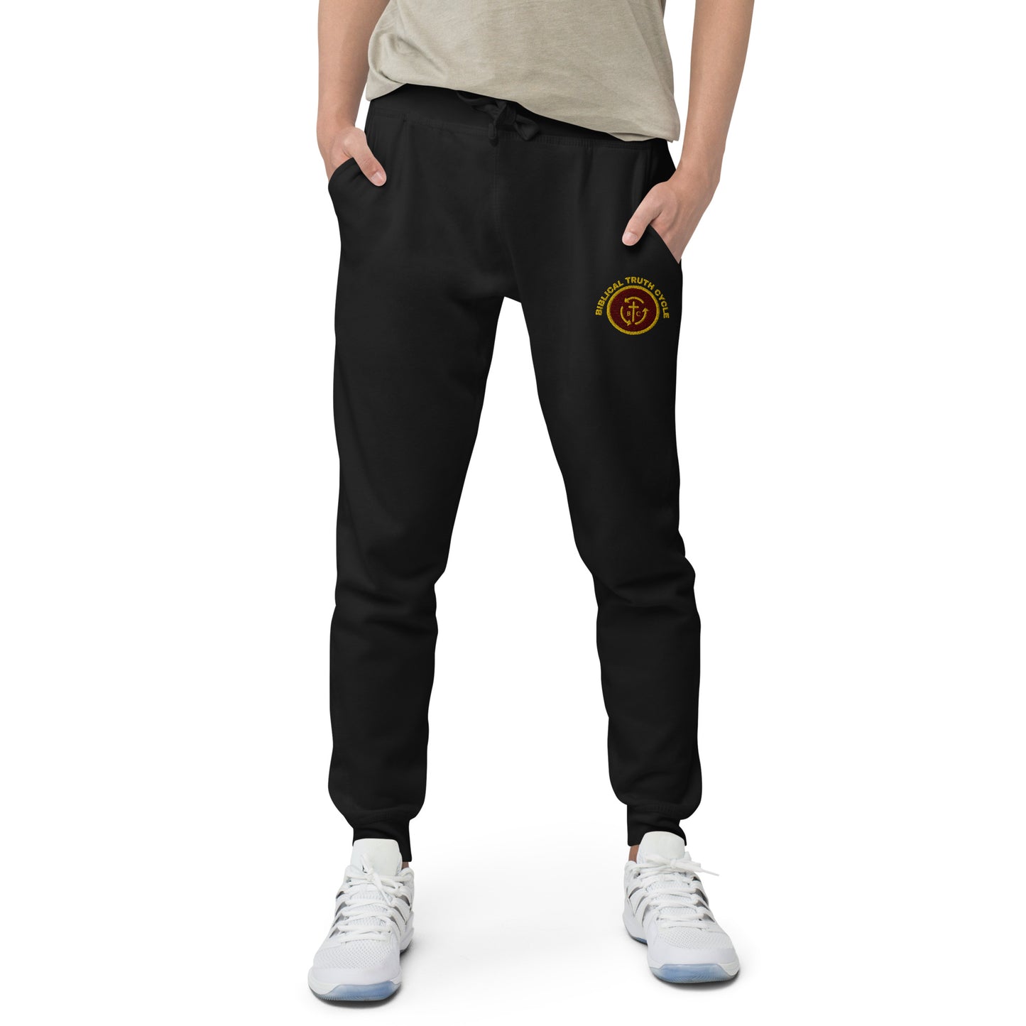 Biblical Truth Cycle - Embroidered Sweatpants (Logo-NoSlo)