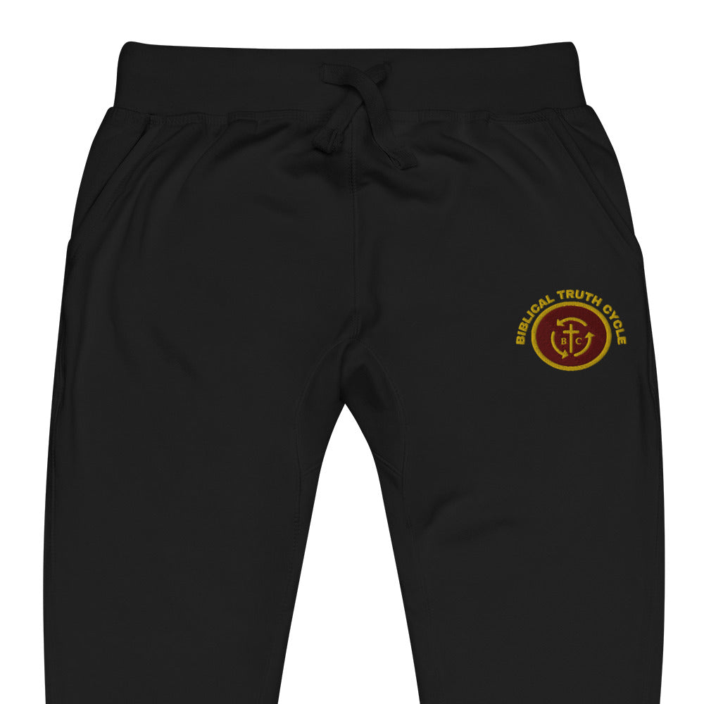 Biblical Truth Cycle - Embroidered Sweatpants (Logo-NoSlo)