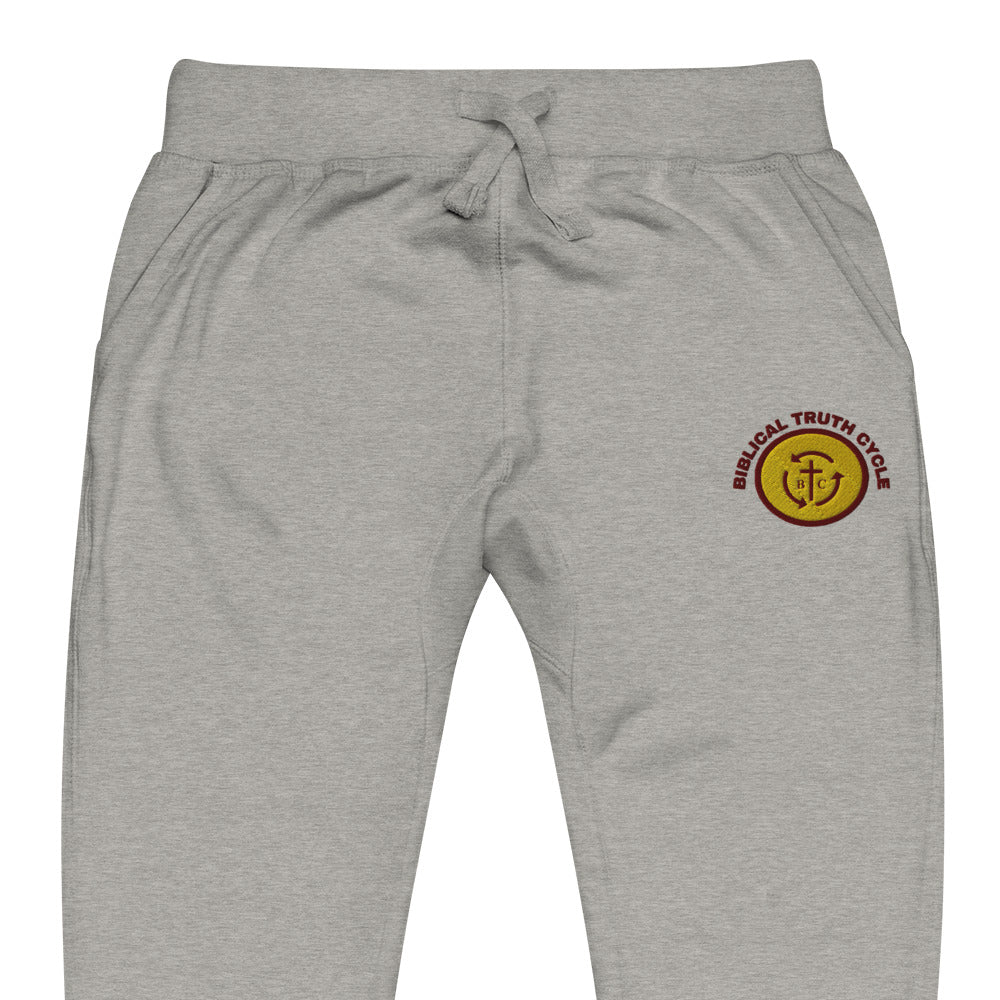 Biblical Truth Cycle - Embroidered Sweatpants (Logo-NoSlo)