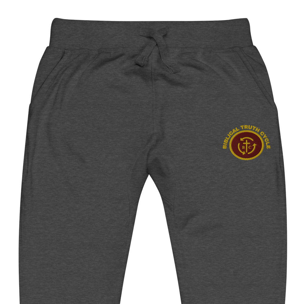 Biblical Truth Cycle - Embroidered Sweatpants (Logo-NoSlo)