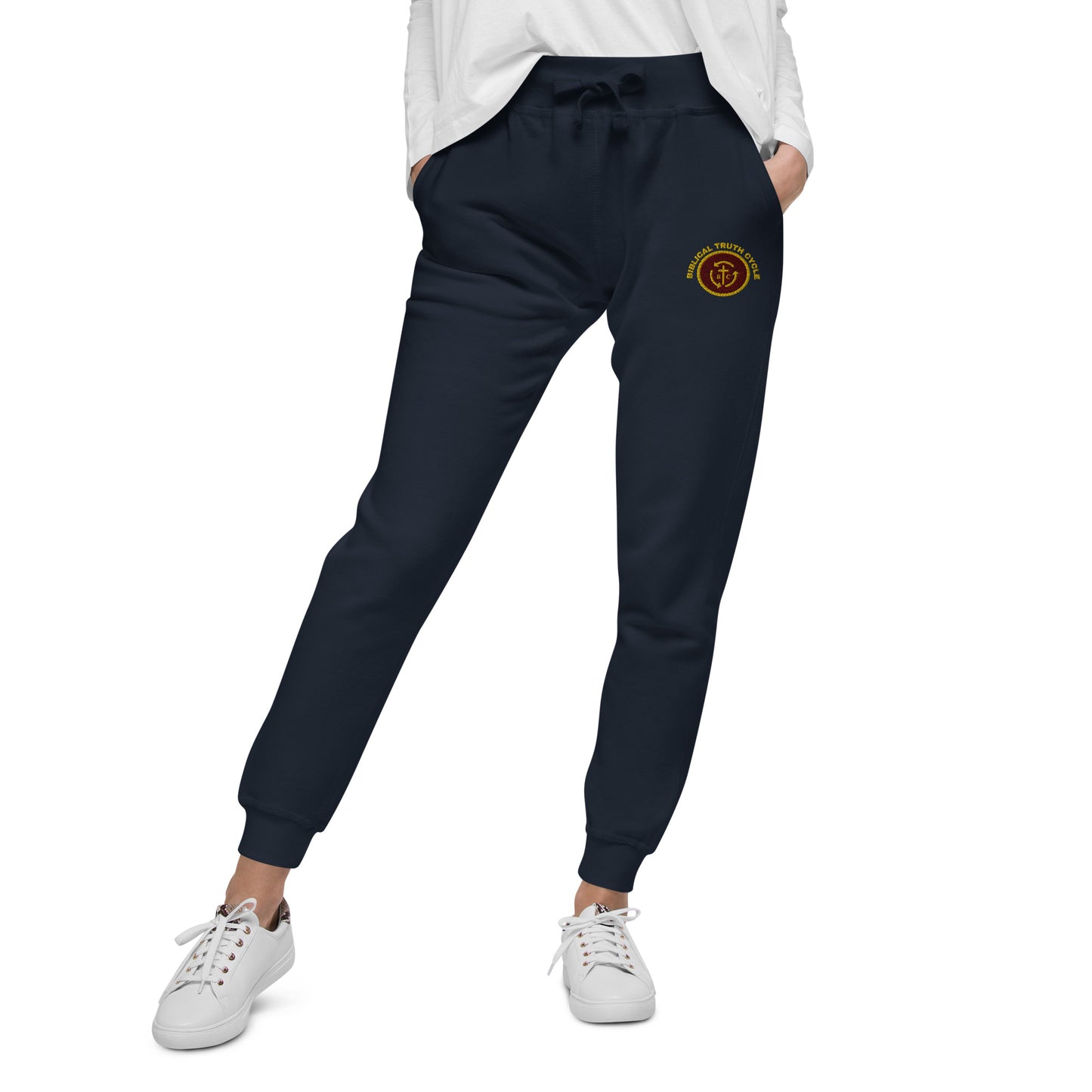 Biblical Truth Cycle - Embroidered Sweatpants (Logo-NoSlo)