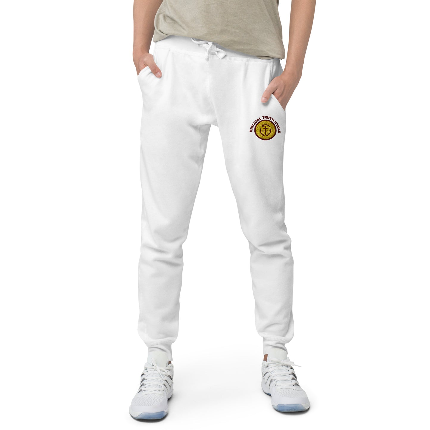 Biblical Truth Cycle - Embroidered Sweatpants (Logo-NoSlo)