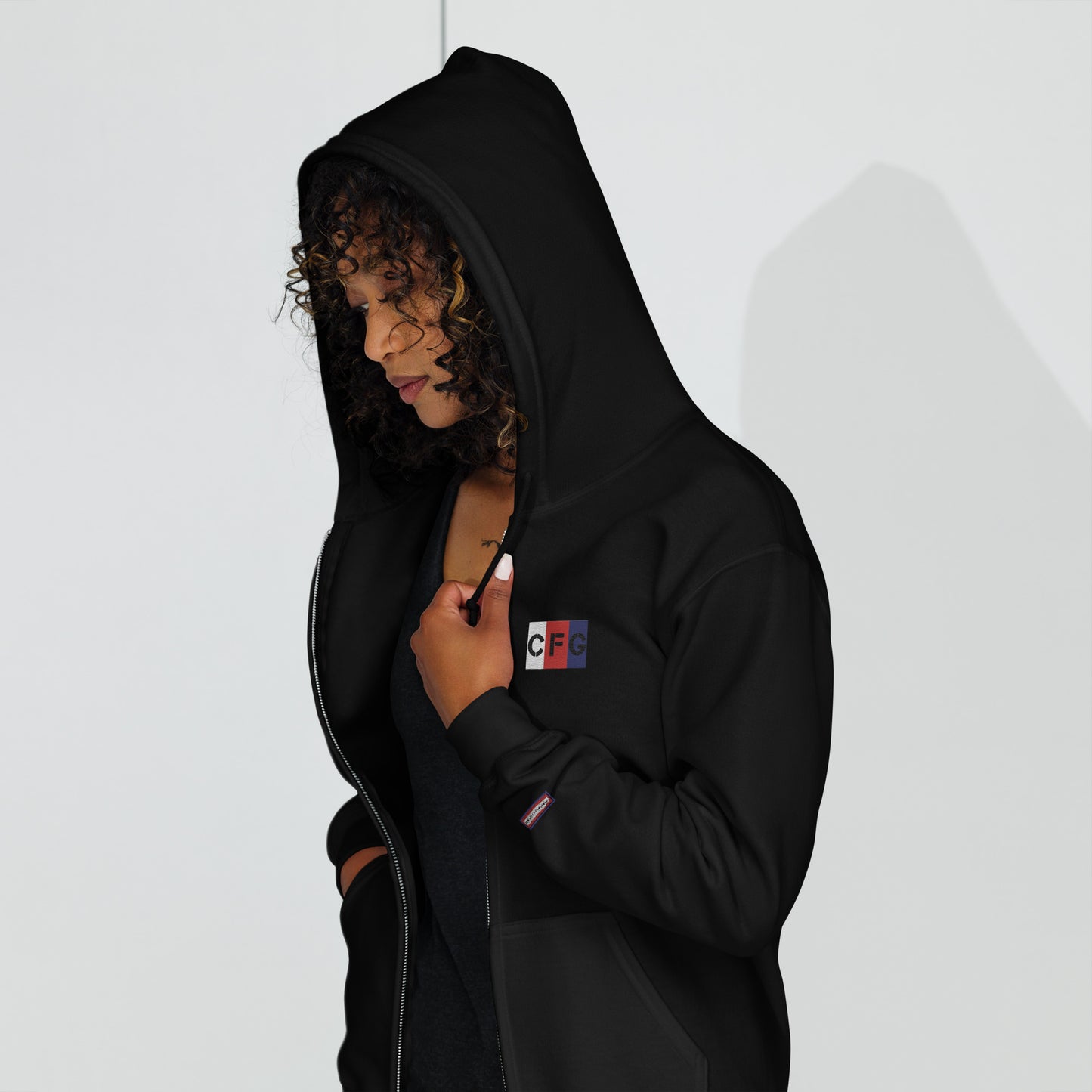 Champion For God - Heavy Zip Hoodie (Logo)