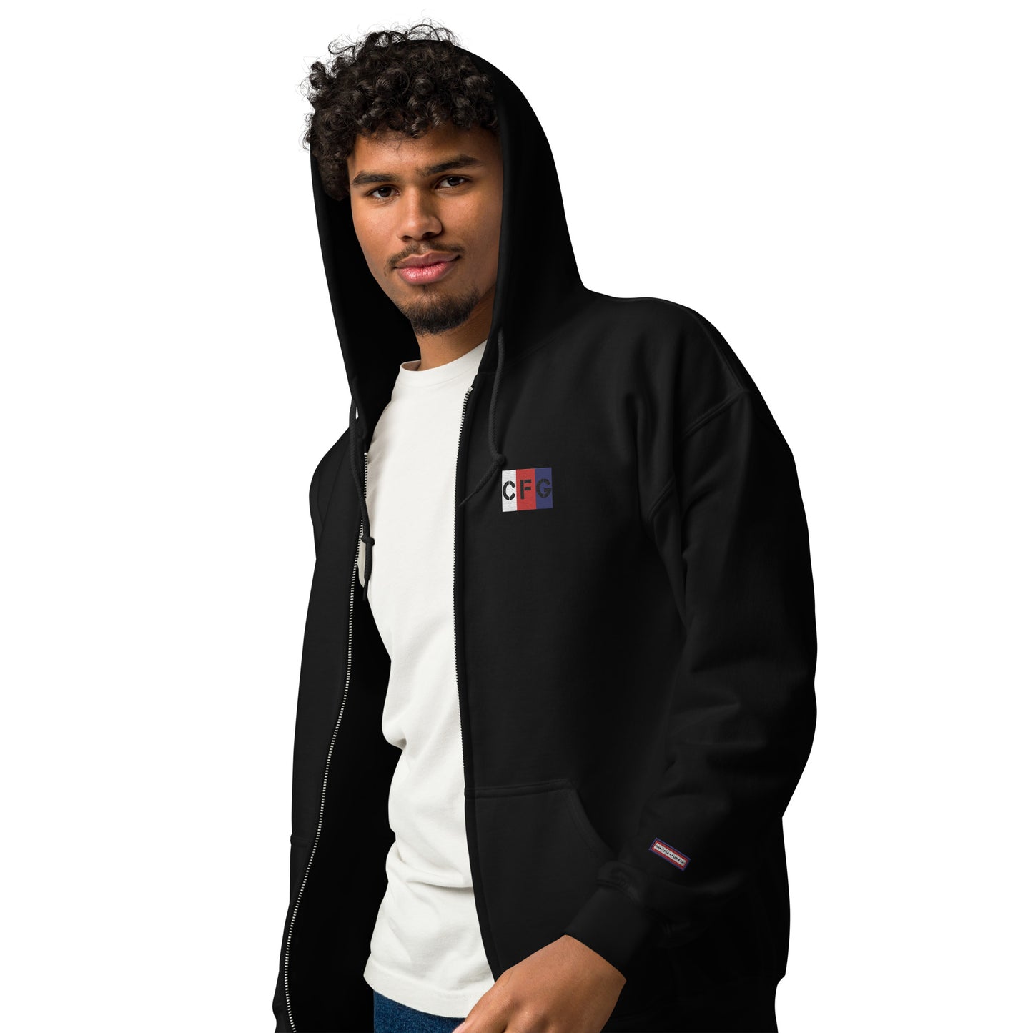 Champion For God - Heavy Zip Hoodie (Logo)