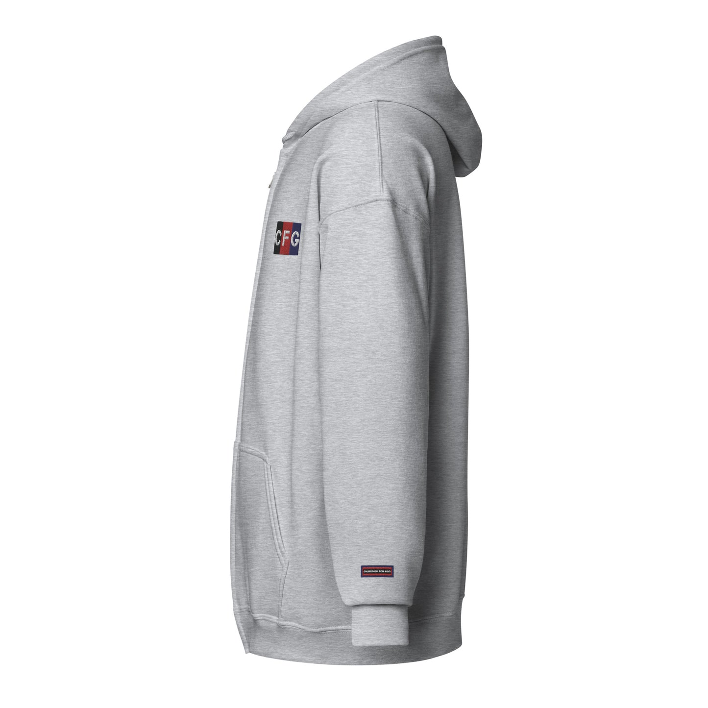 Champion For God - Heavy Blend Zip Hoodie (Logo)