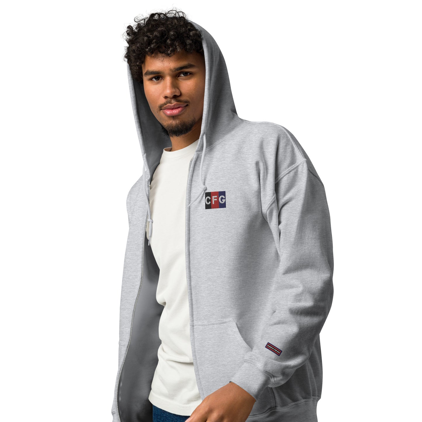 Champion For God - Heavy Blend Zip Hoodie (Logo)