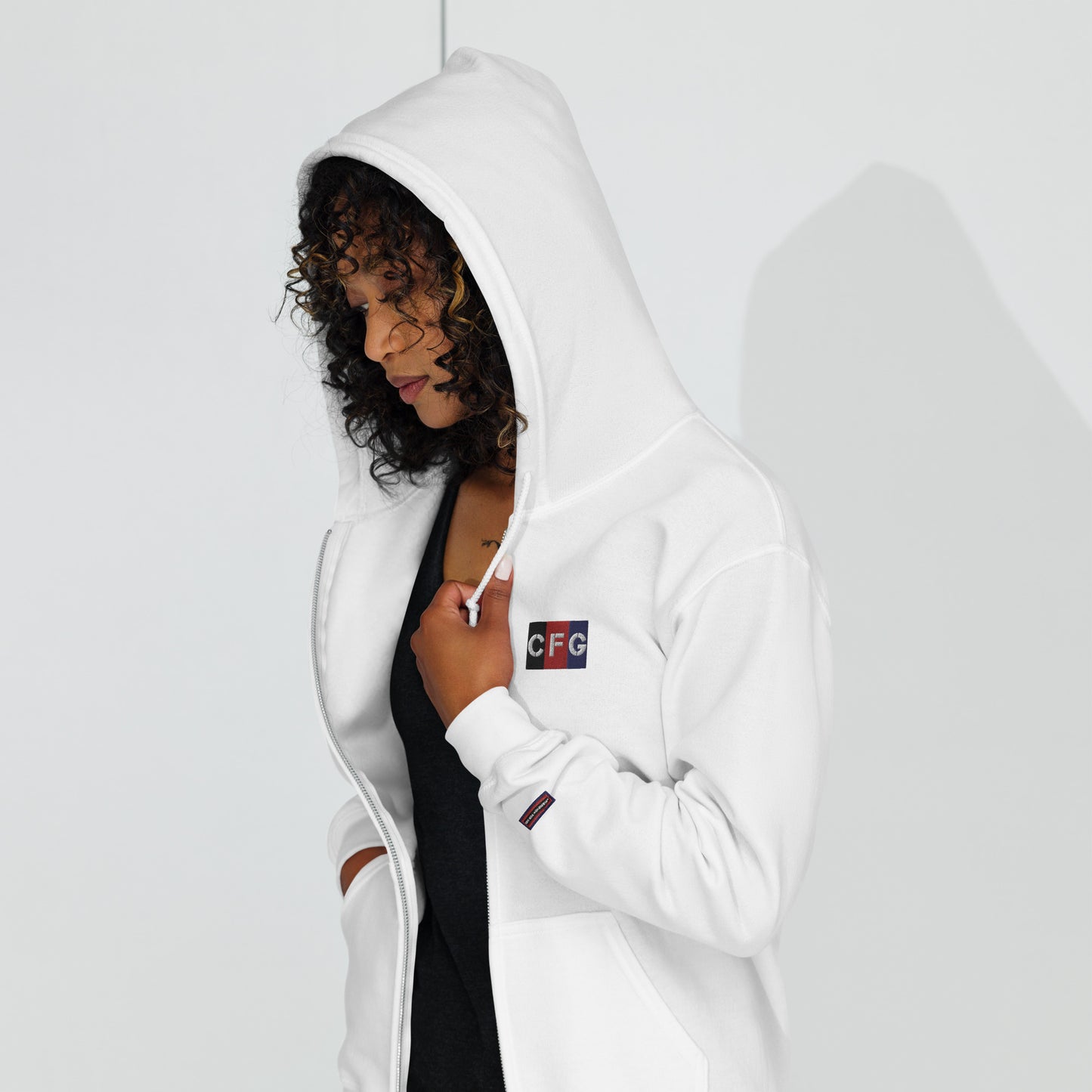 Champion For God - Heavy Blend Zip Hoodie (Logo)