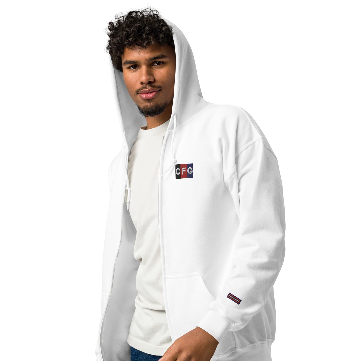 Champion For God - Heavy Blend Zip Hoodie (Logo)