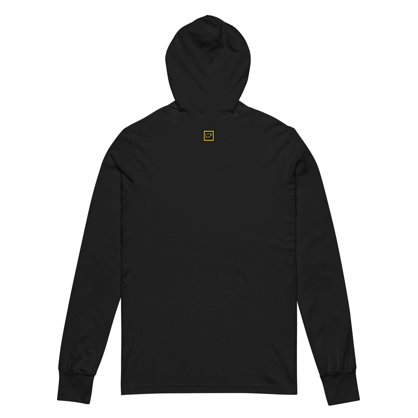 Sheep 23 - Hooded Long Sleeve T-Shirt (Black Sheep)