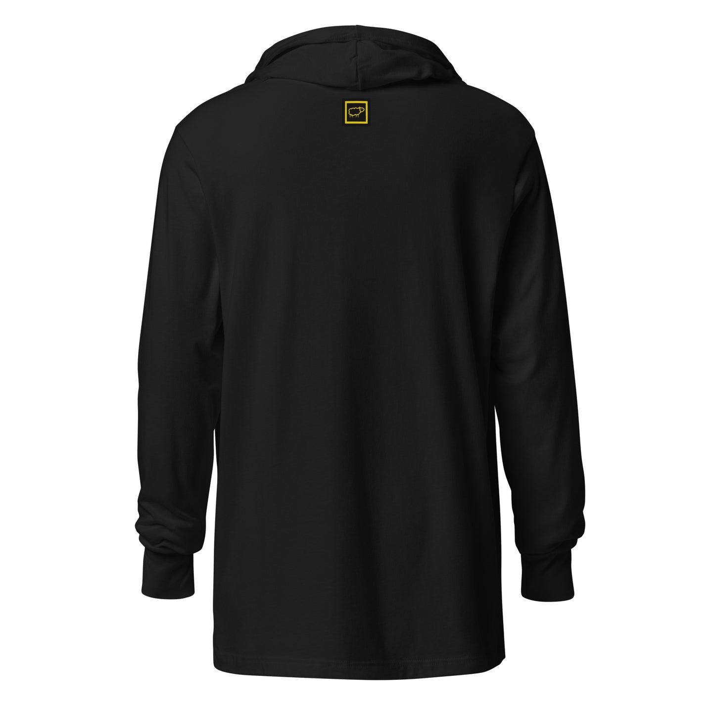 Sheep 23 - Hooded Long Sleeve T-Shirt (Black Sheep)