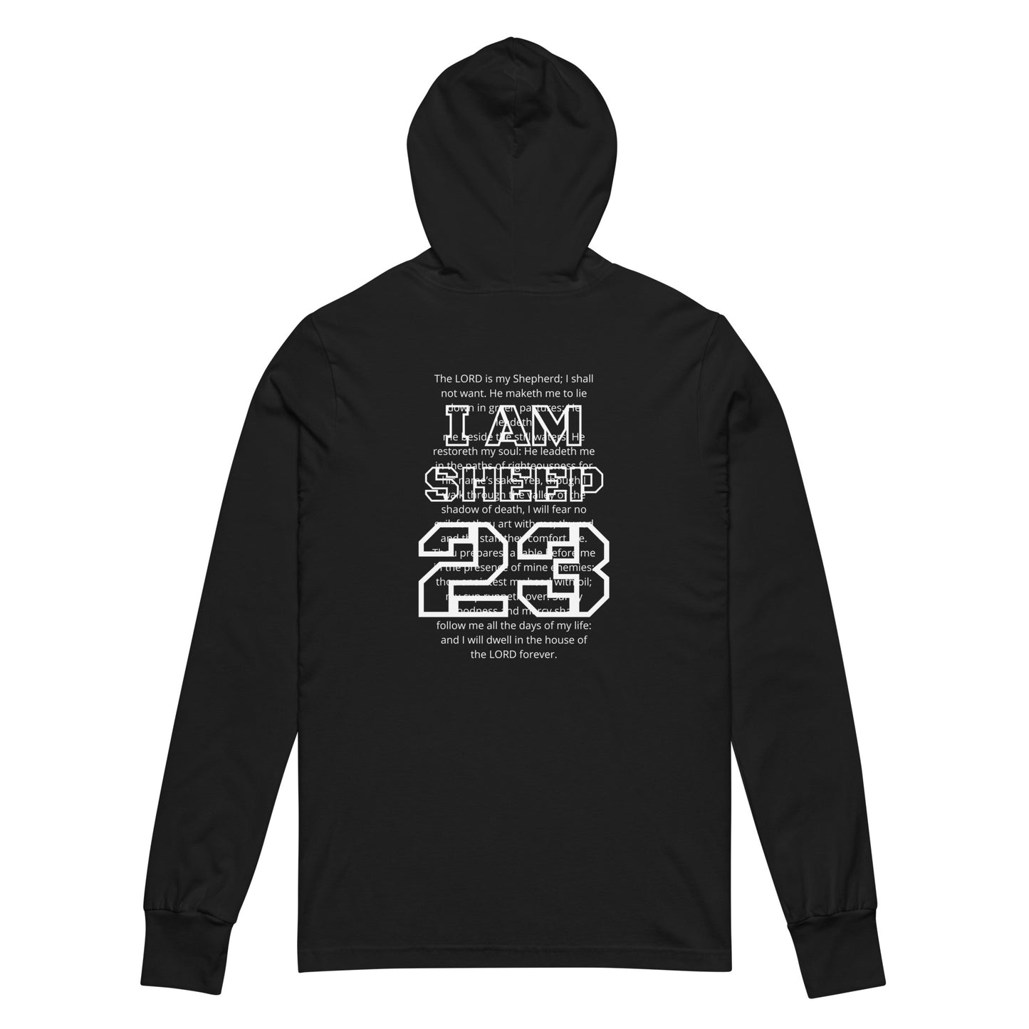 Sheep 23 - Hooded Long-Sleeve Tee (I AM)