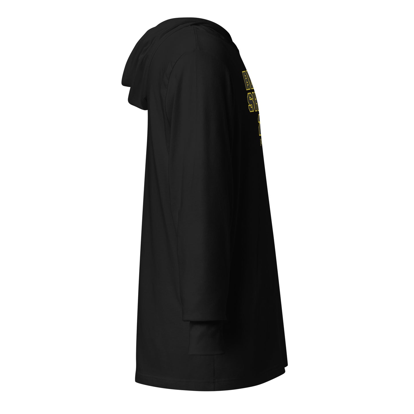 Sheep 23 - Hooded Long Sleeve T-Shirt (Black Sheep)