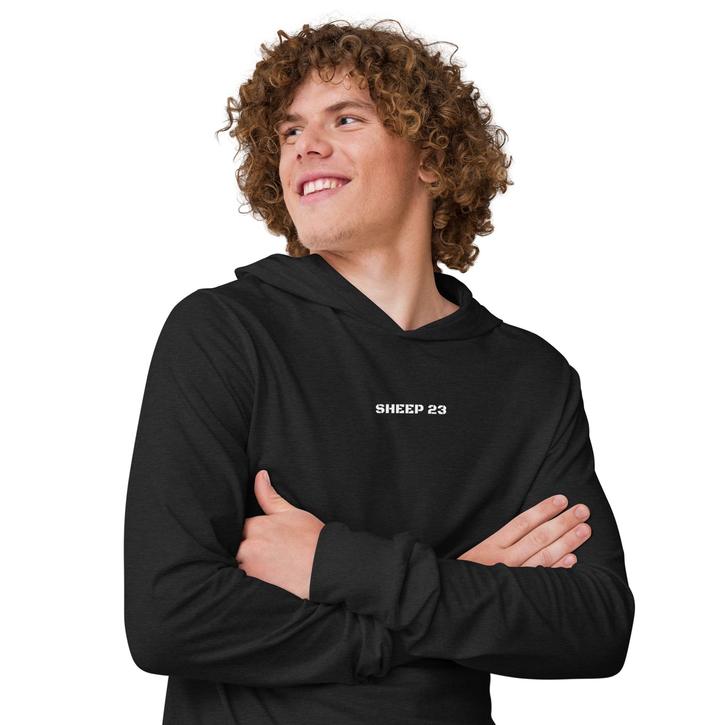 Sheep 23 - Hooded Long-Sleeve Tee (I AM)