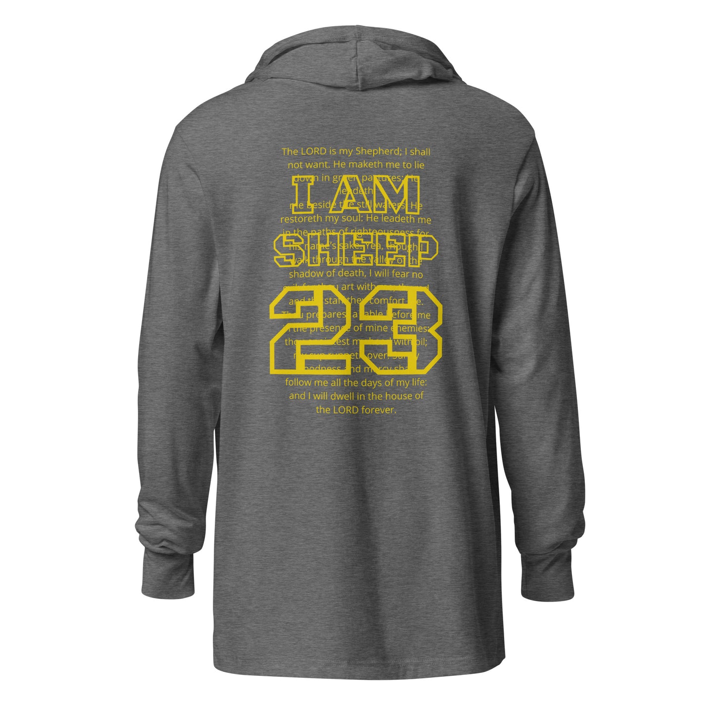 Sheep 23 - Hooded Long-Sleeve Tee (I AM)