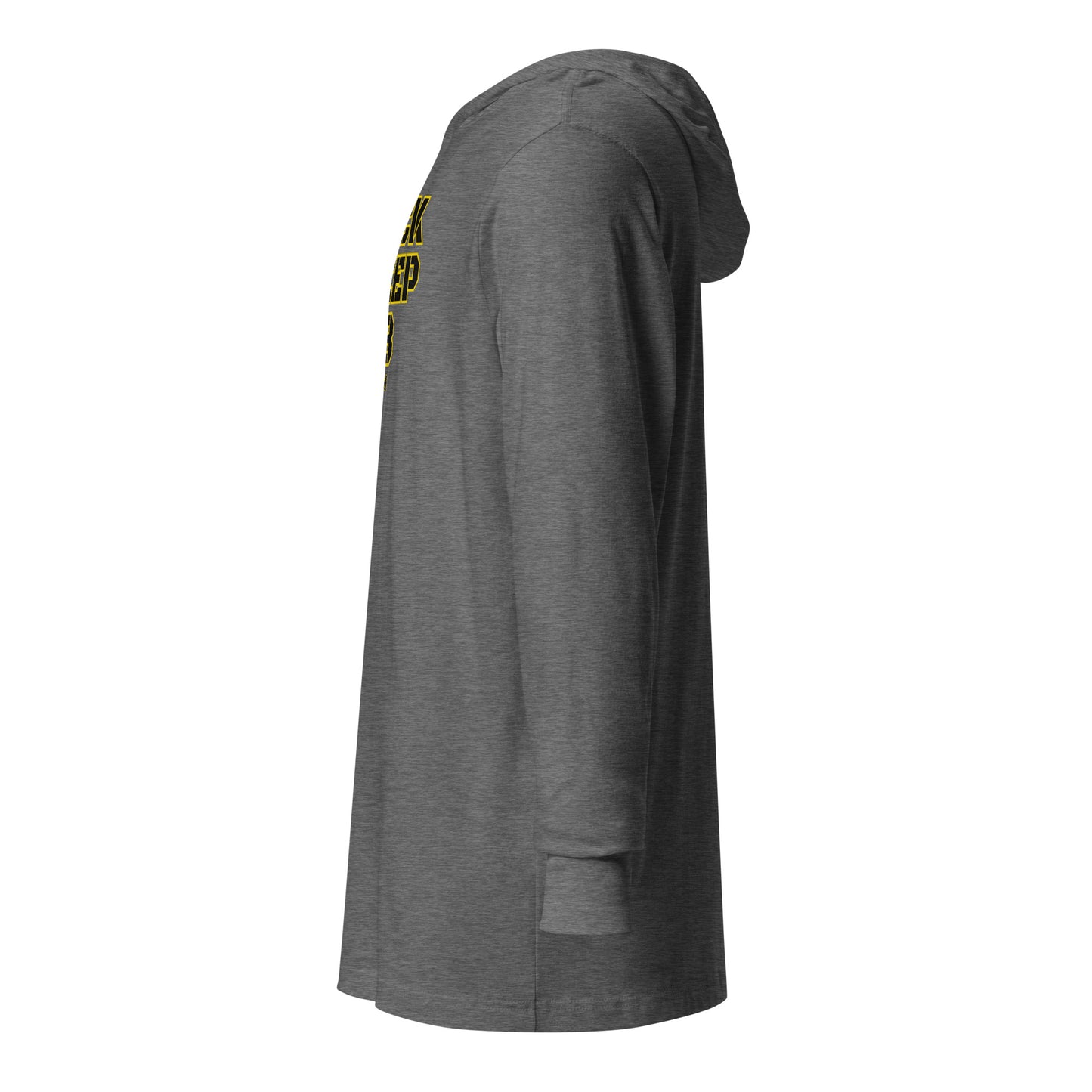 Sheep 23 - Hooded Long Sleeve T-Shirt (Black Sheep)