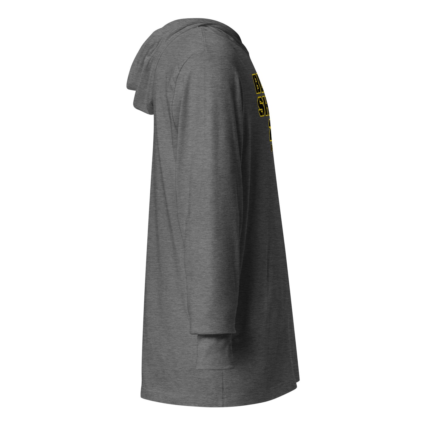 Sheep 23 - Hooded Long Sleeve T-Shirt (Black Sheep)