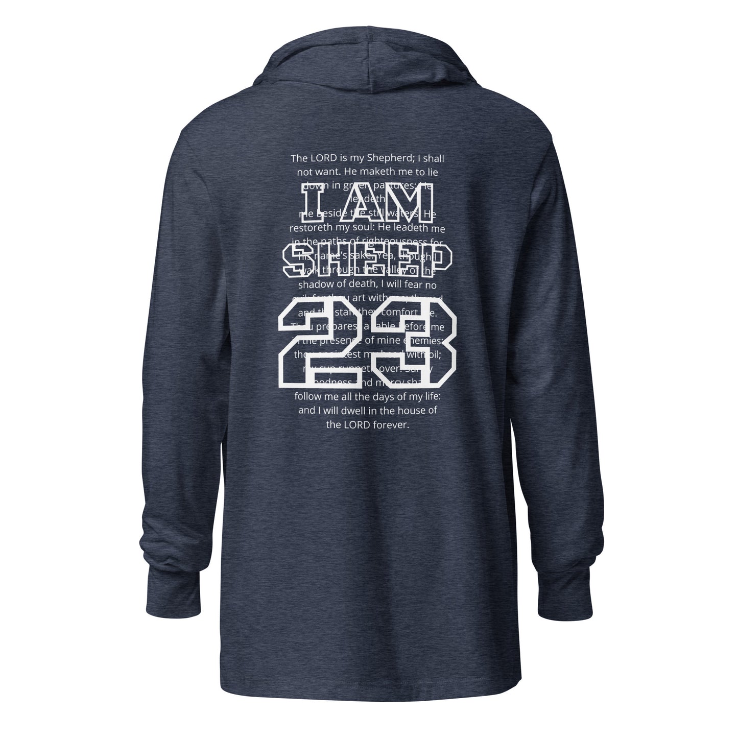 Sheep 23 - Hooded Long-Sleeve Tee (I AM)