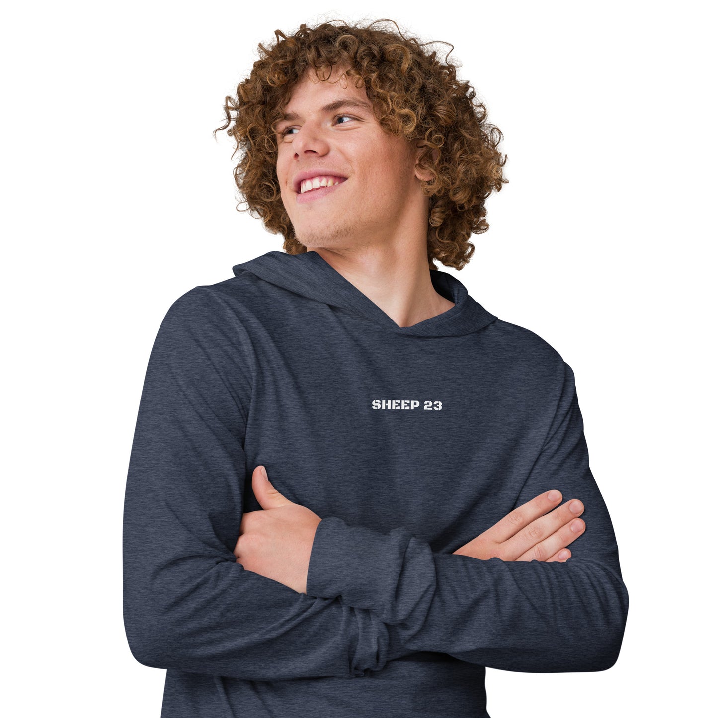 Sheep 23 - Hooded Long-Sleeve Tee (I AM)