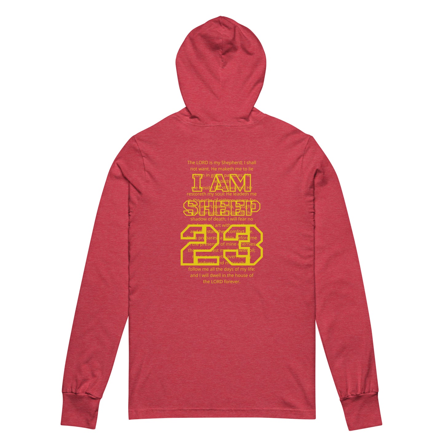 Sheep 23 - Hooded Long-Sleeve Tee (I AM)