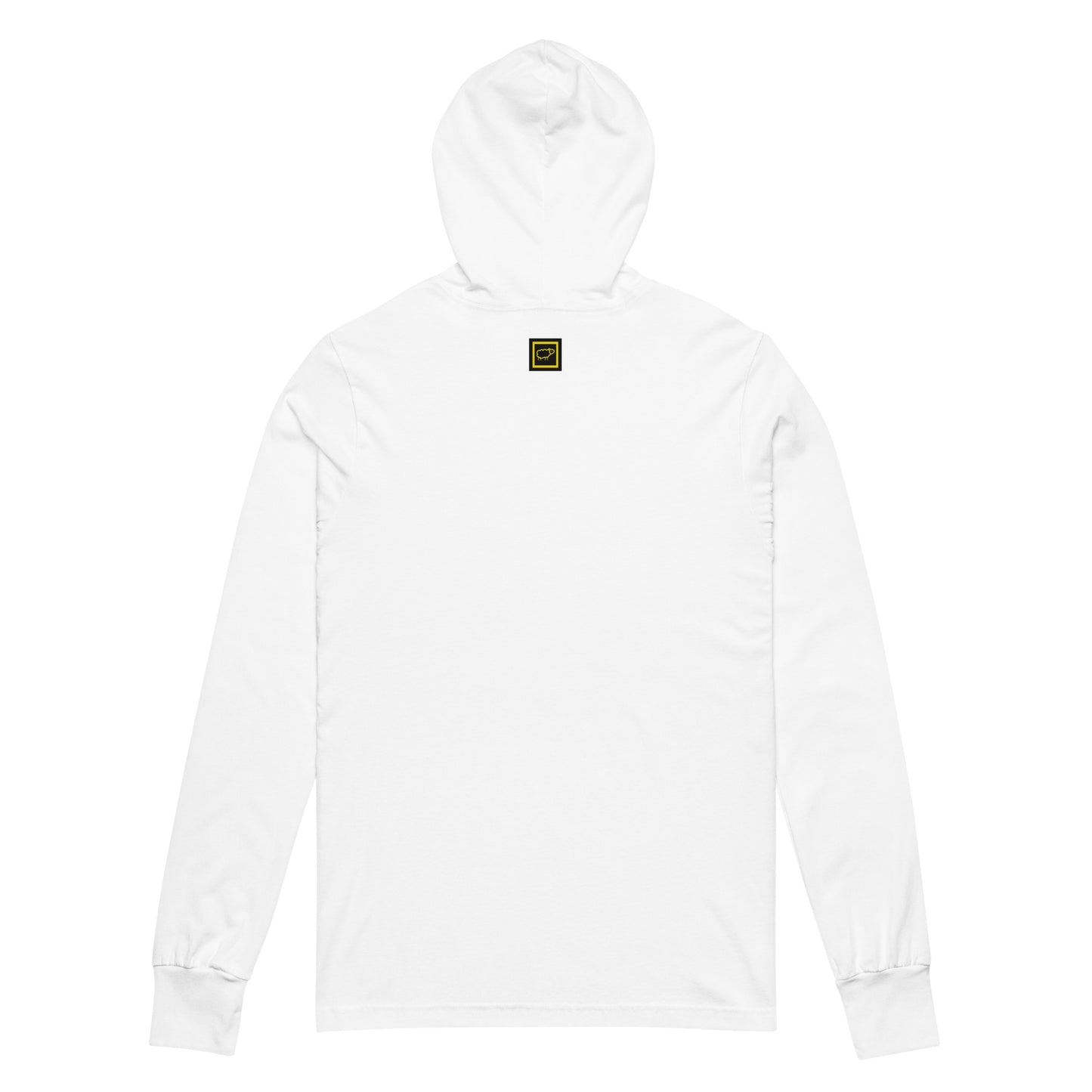 Sheep 23 - Hooded Long Sleeve T-Shirt (Black Sheep)