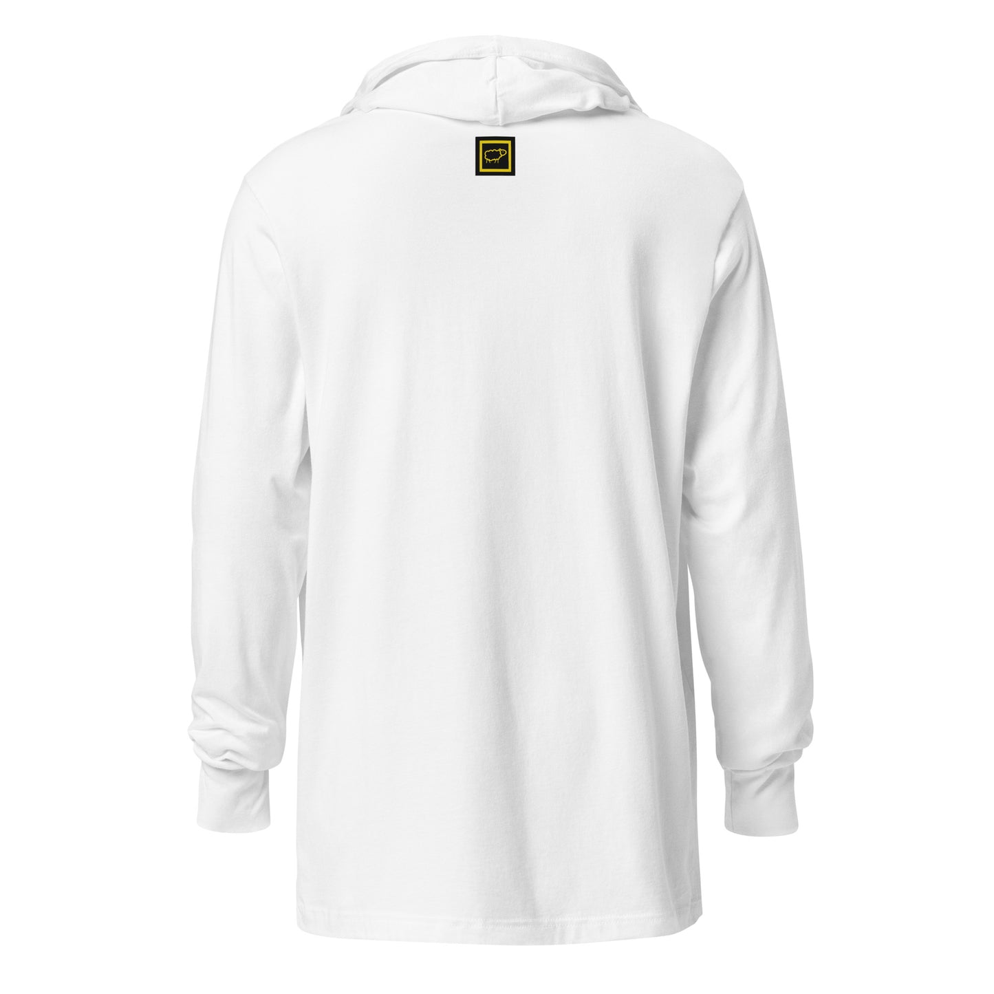 Sheep 23 - Hooded Long Sleeve T-Shirt (Black Sheep)