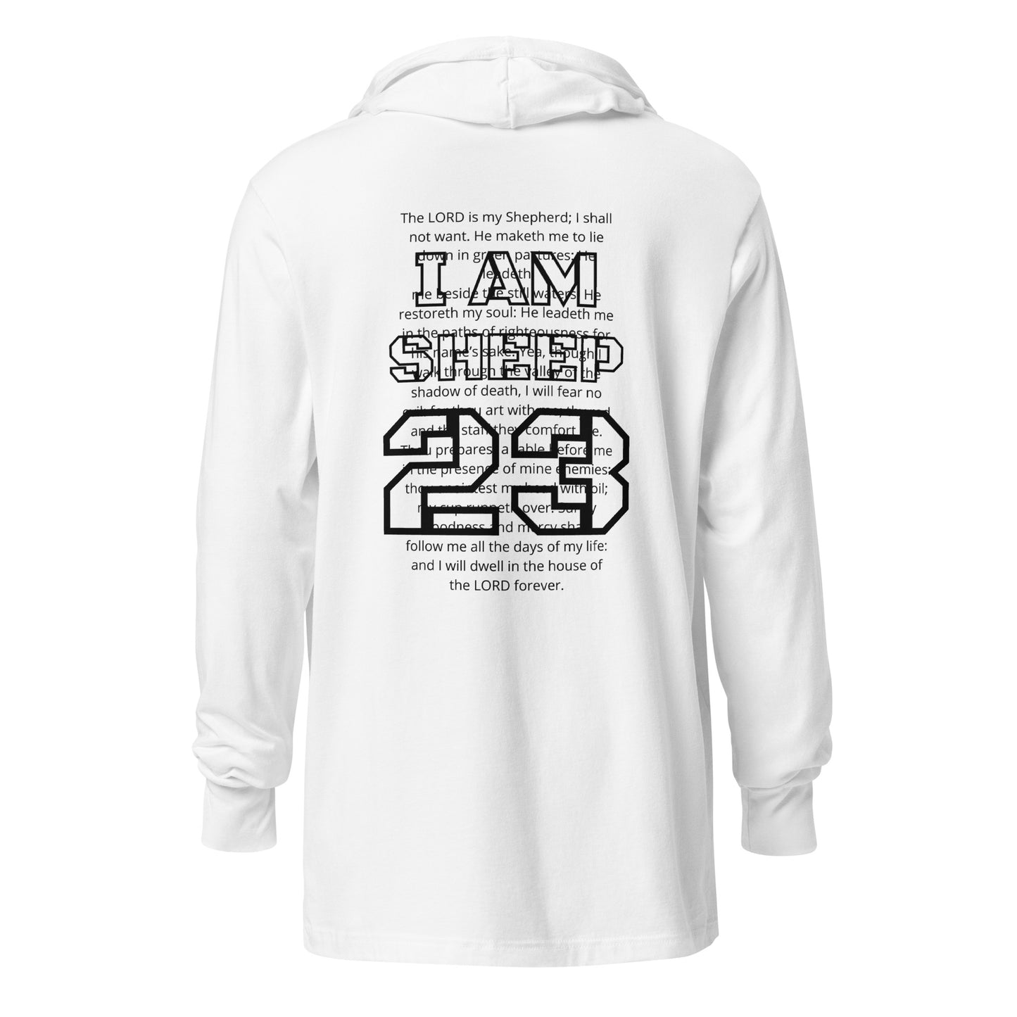 Sheep 23 - Hooded Long-Sleeve Tee (I AM)