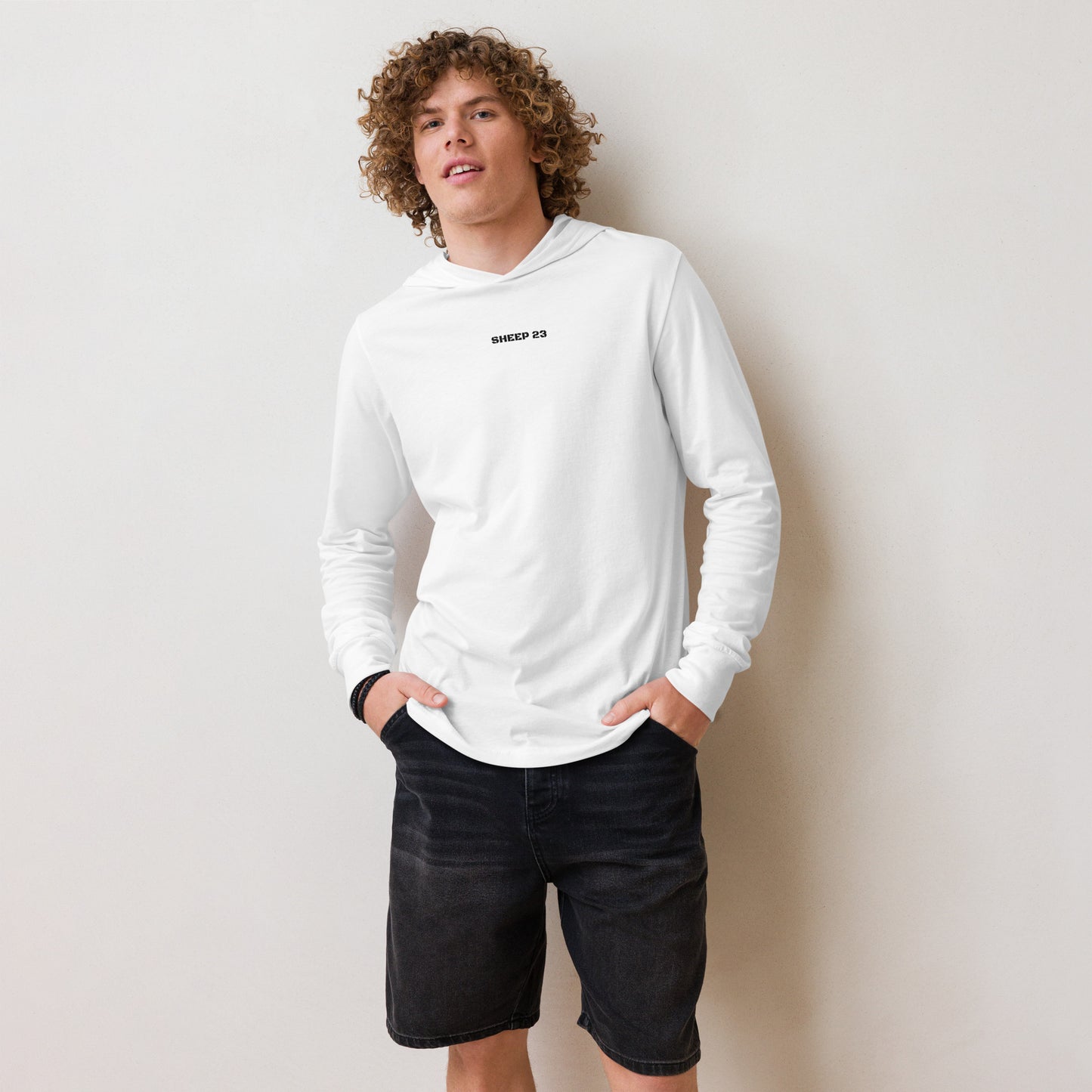 Sheep 23 - Hooded Long-Sleeve Tee (I AM)