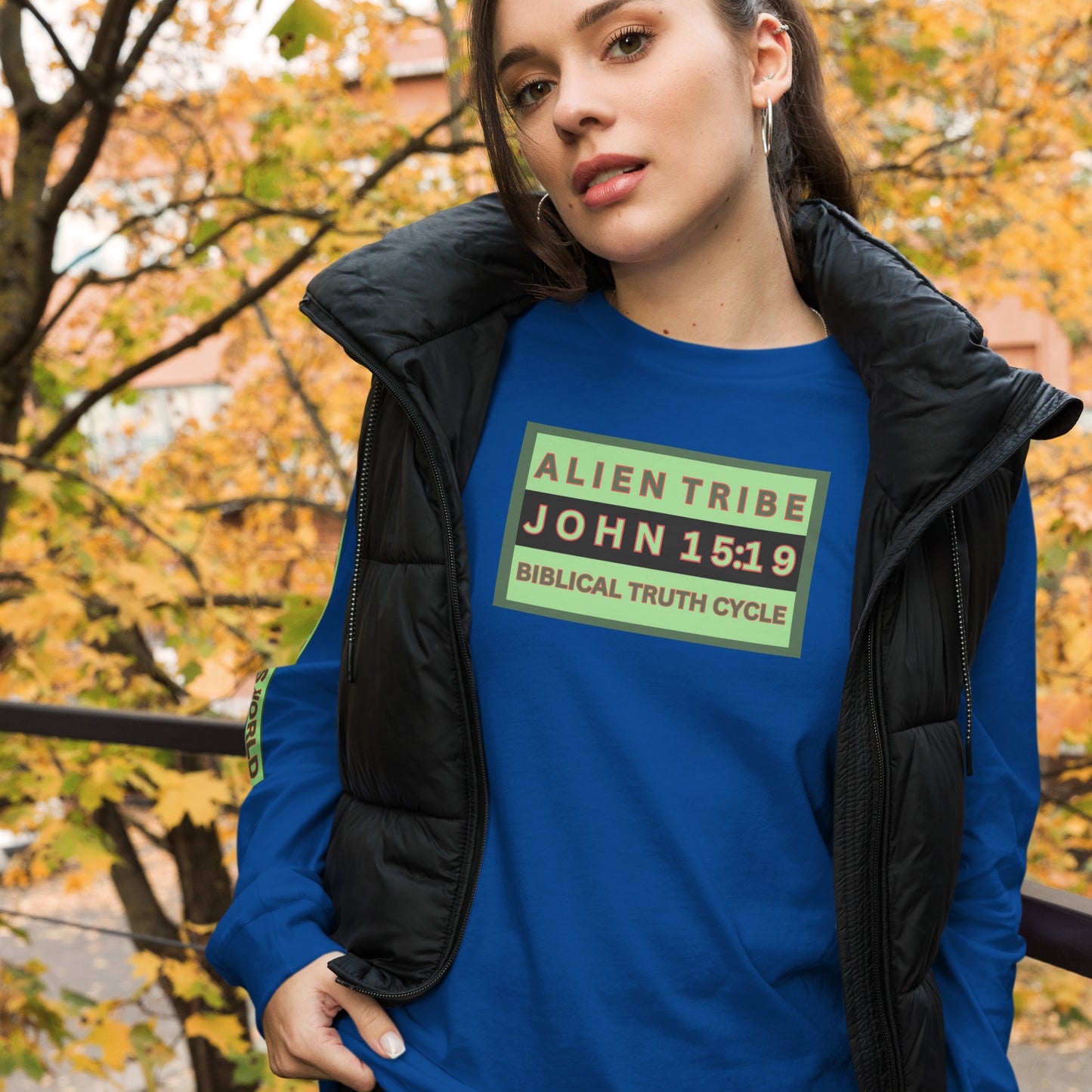 Biblical Truth Cycle - Long Sleeve Shirt (Alien Tribe)