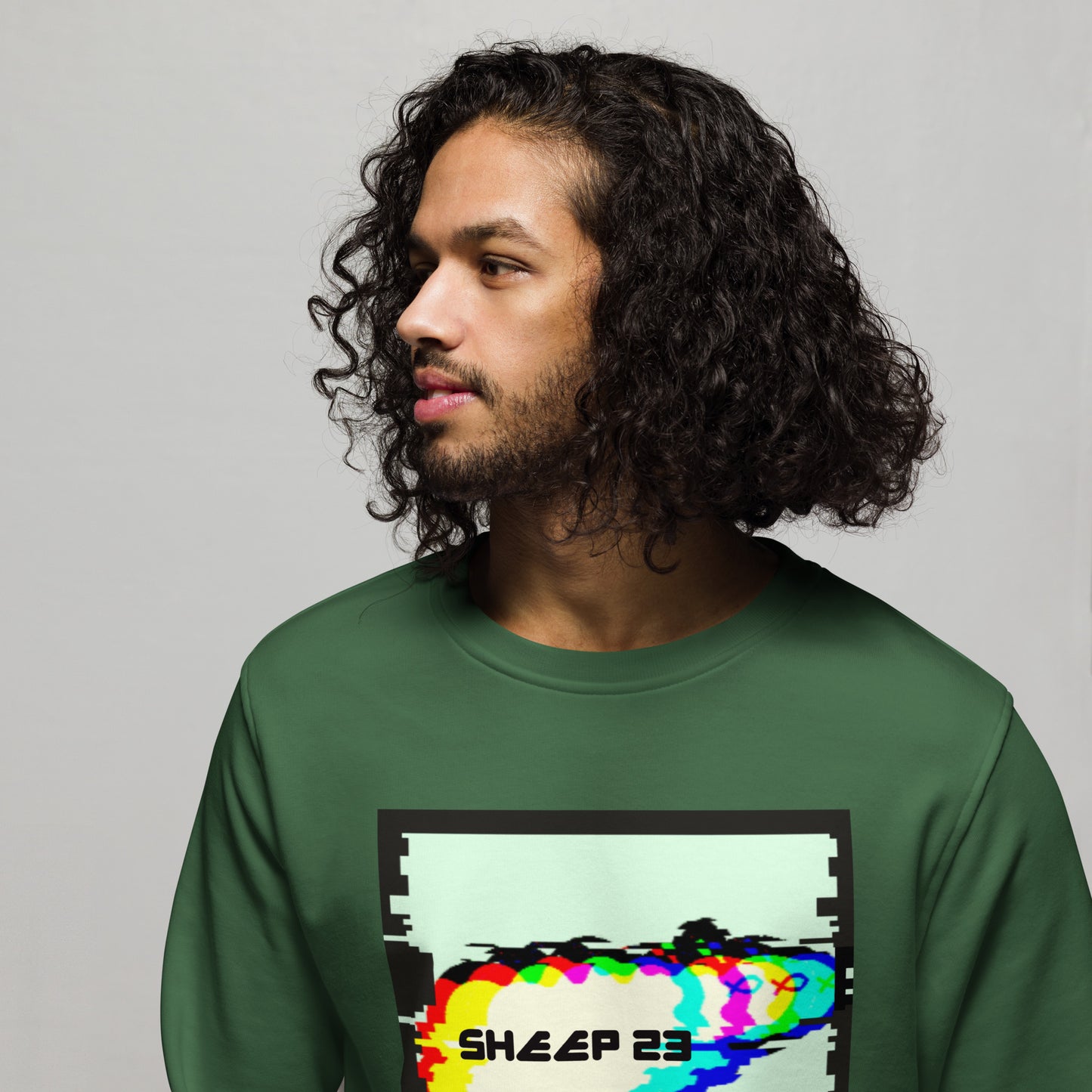 Sheep 23 - Organic Sweatshirt (Trippin)