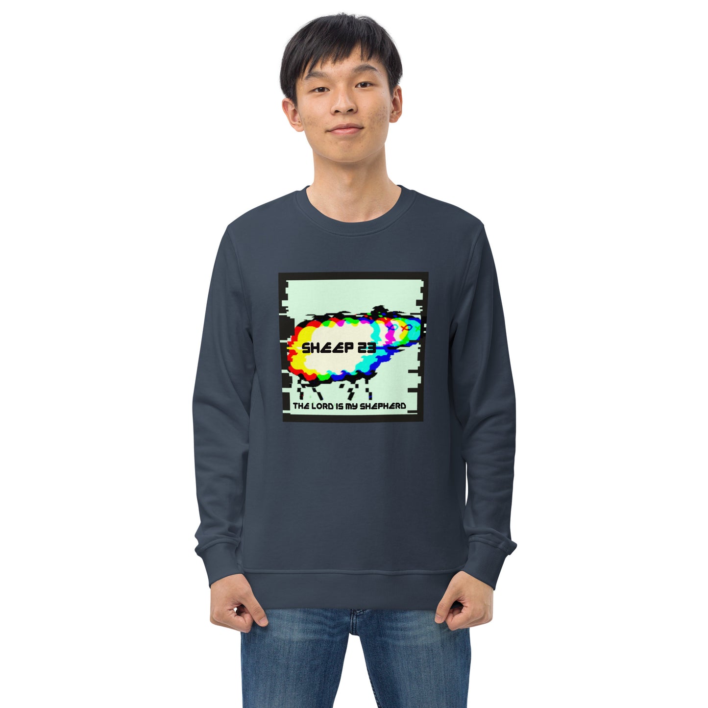 Sheep 23 - Organic Sweatshirt (Trippin)