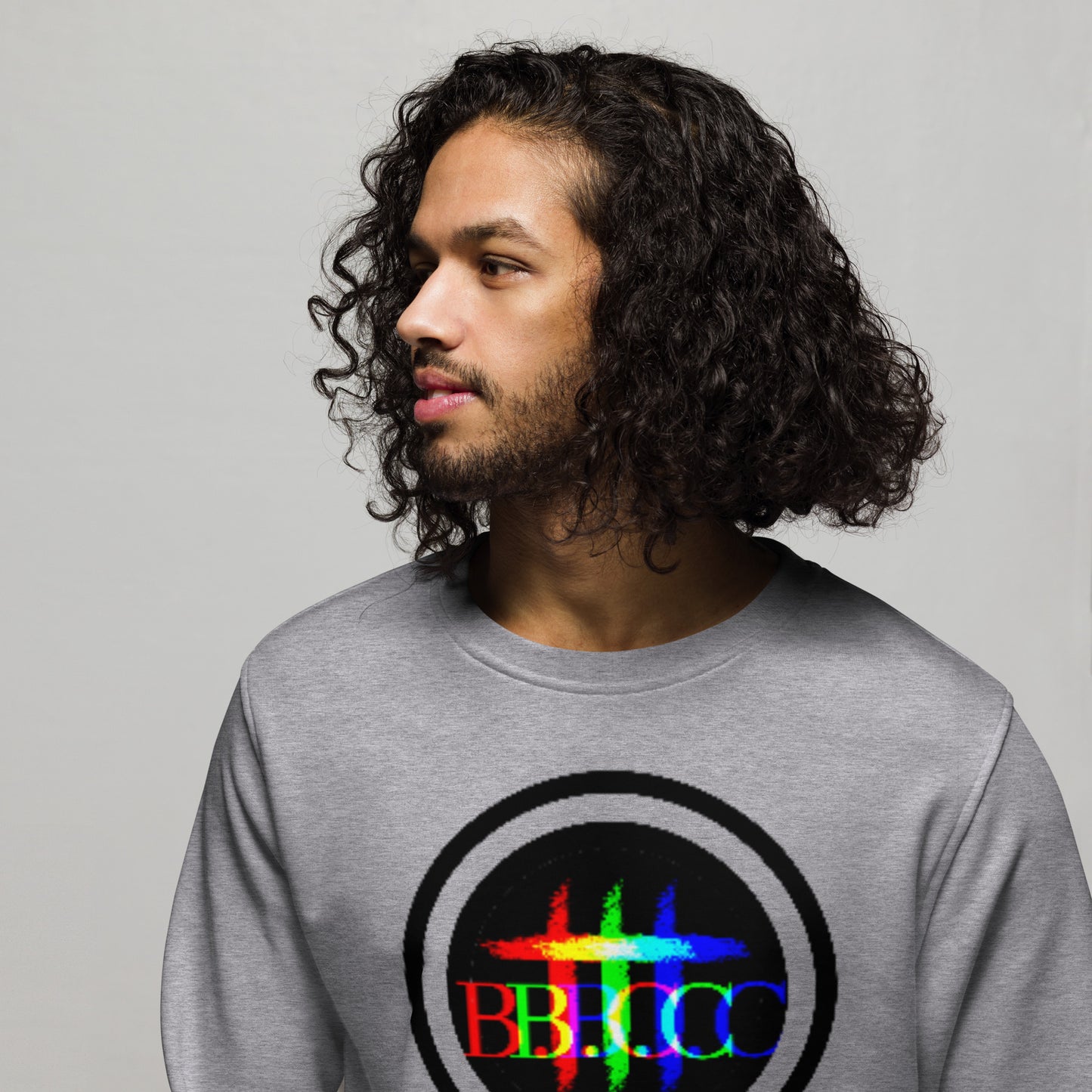 Biblical Truth Cycle - Organic Sweatshirt - Logo II (Rainbow)