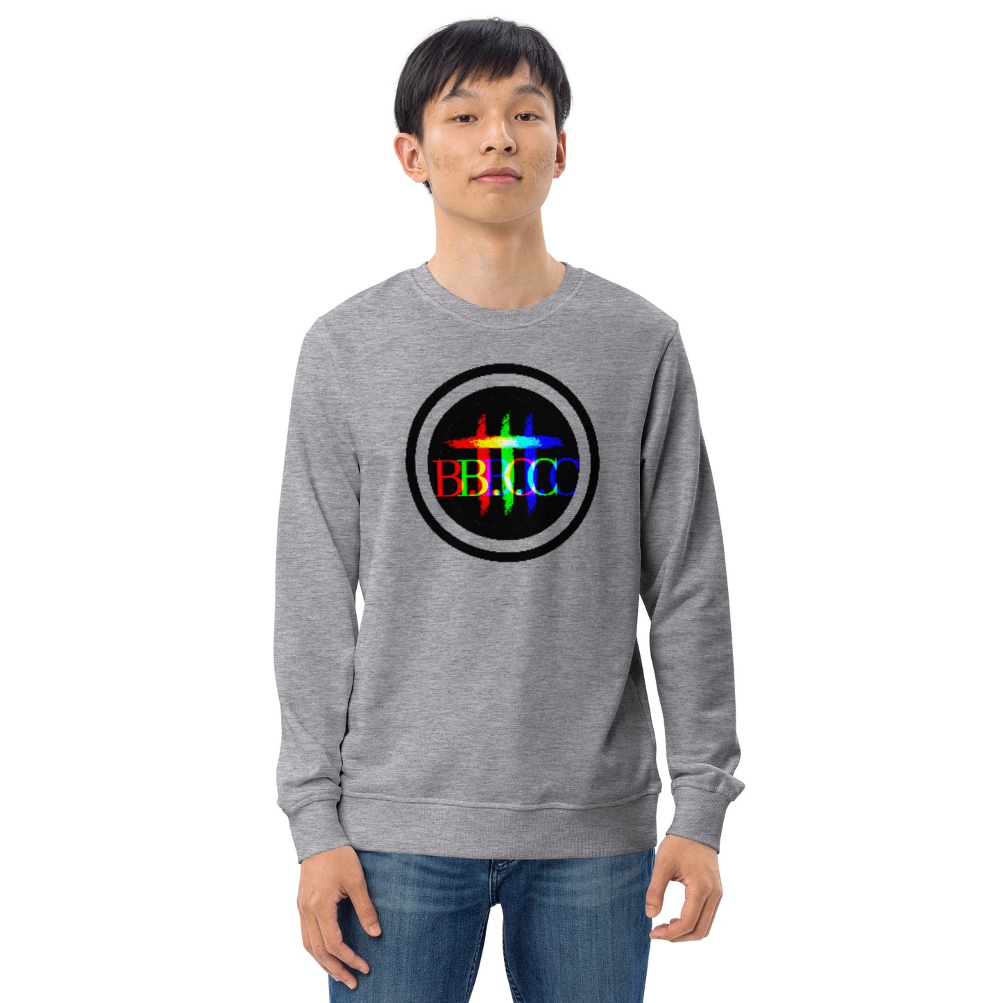 Biblical Truth Cycle - Organic Sweatshirt - Logo II (Rainbow)