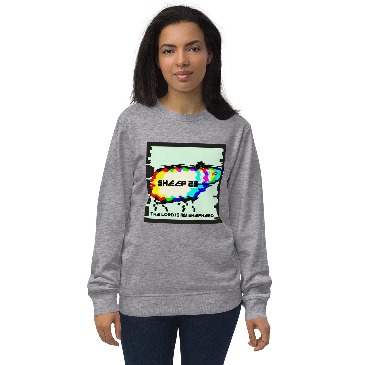 Sheep 23 - Organic Sweatshirt (Trippin)