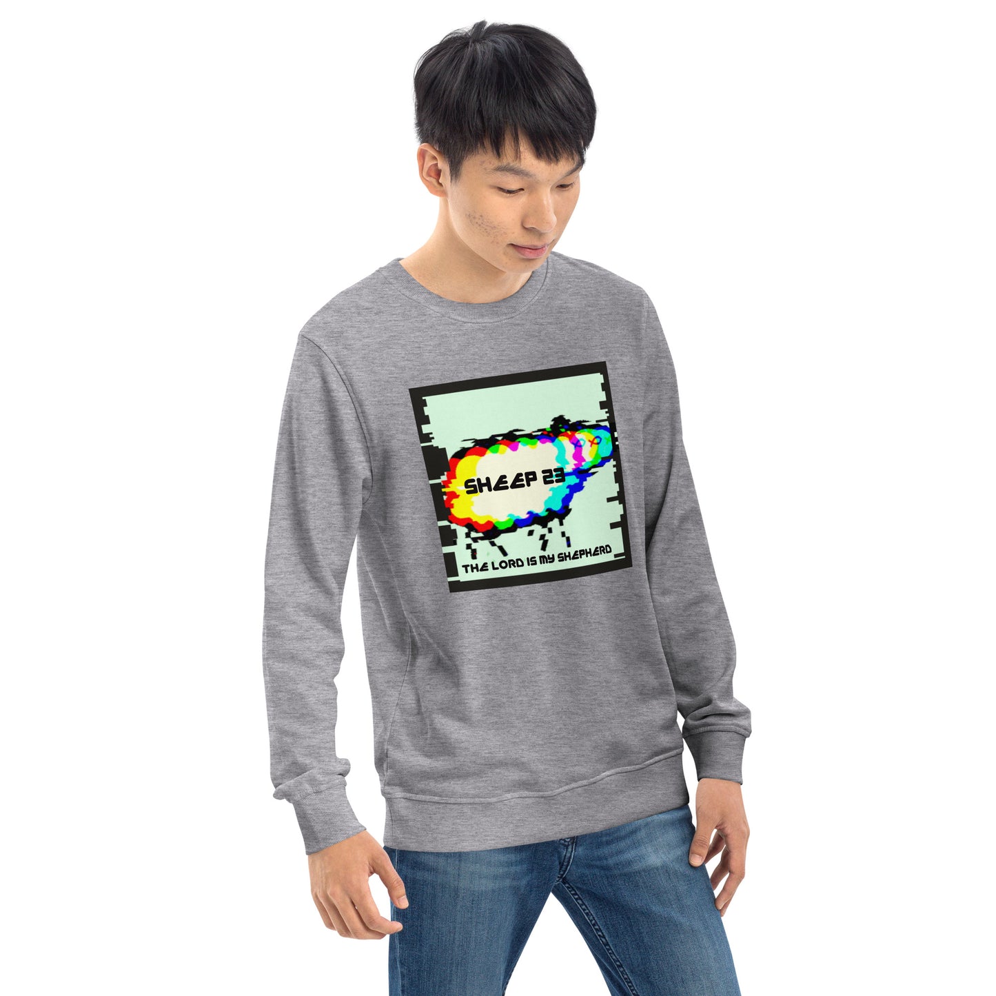 Sheep 23 - Organic Sweatshirt (Trippin)