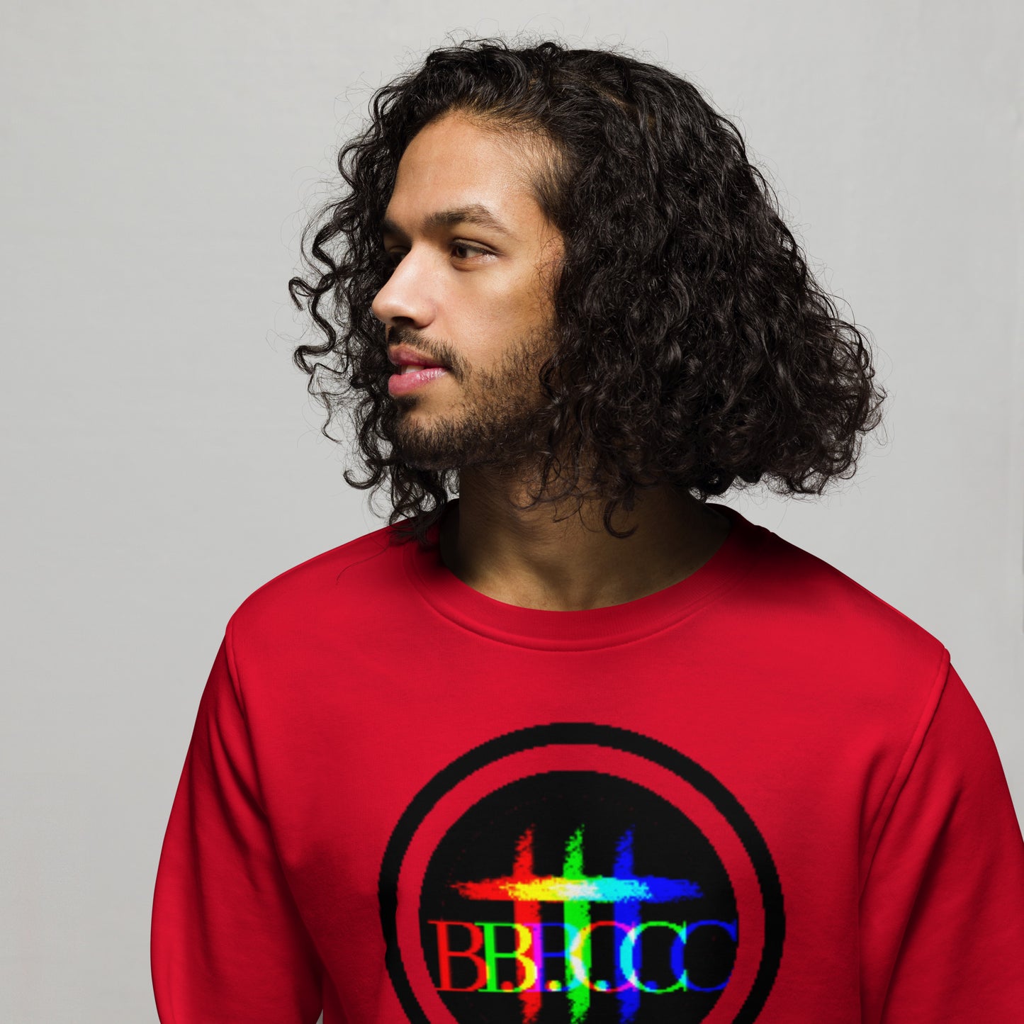 Biblical Truth Cycle - Organic Sweatshirt - Logo II (Rainbow)