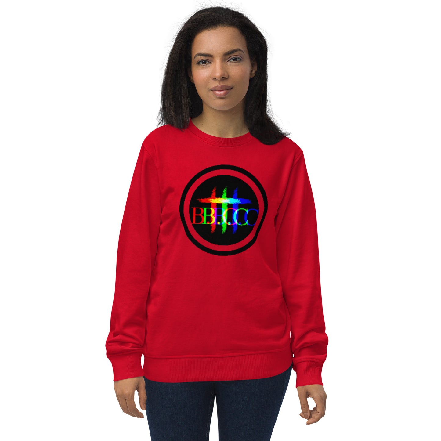 Biblical Truth Cycle - Organic Sweatshirt - Logo II (Rainbow)