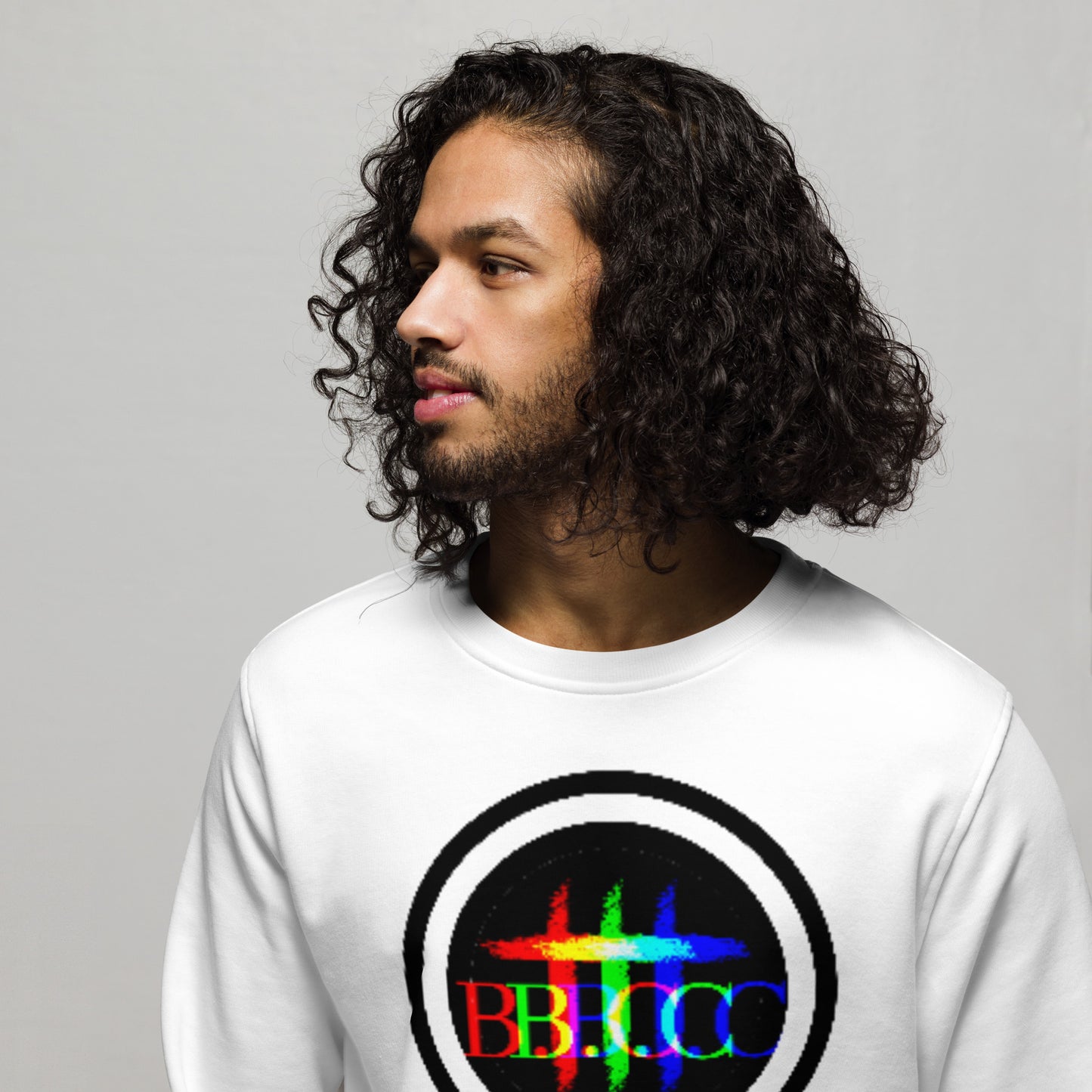 Biblical Truth Cycle - Organic Sweatshirt - Logo II (Rainbow)