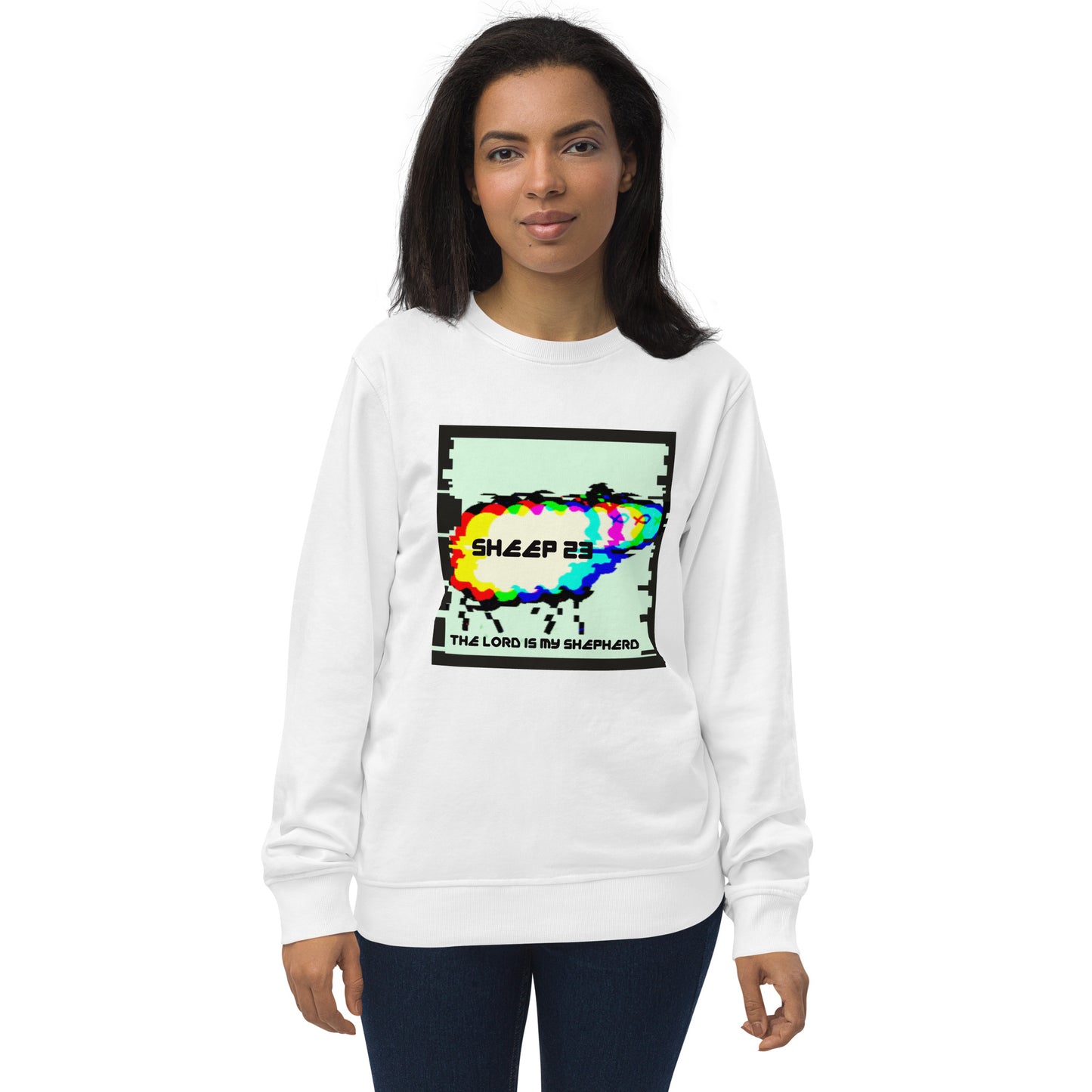 Sheep 23 - Organic Sweatshirt (Trippin)