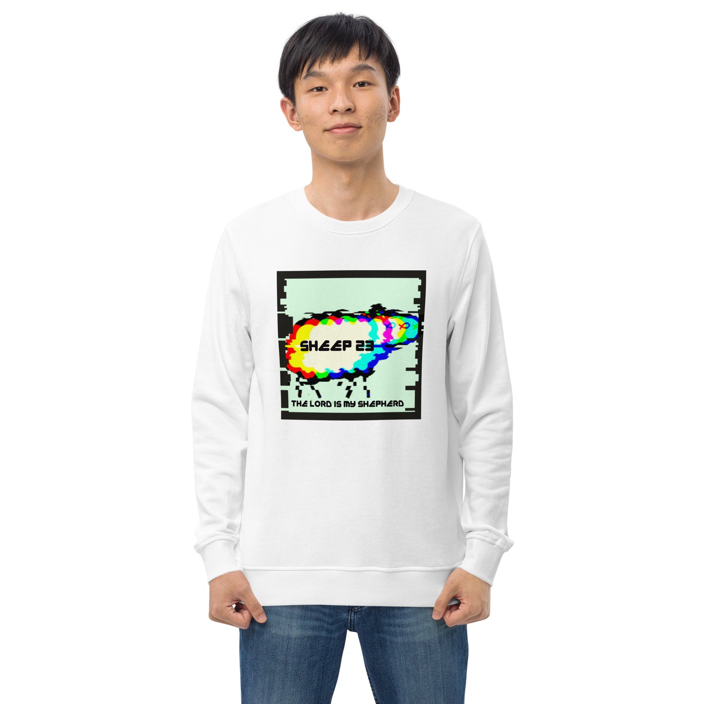 Sheep 23 - Organic Sweatshirt (Trippin)